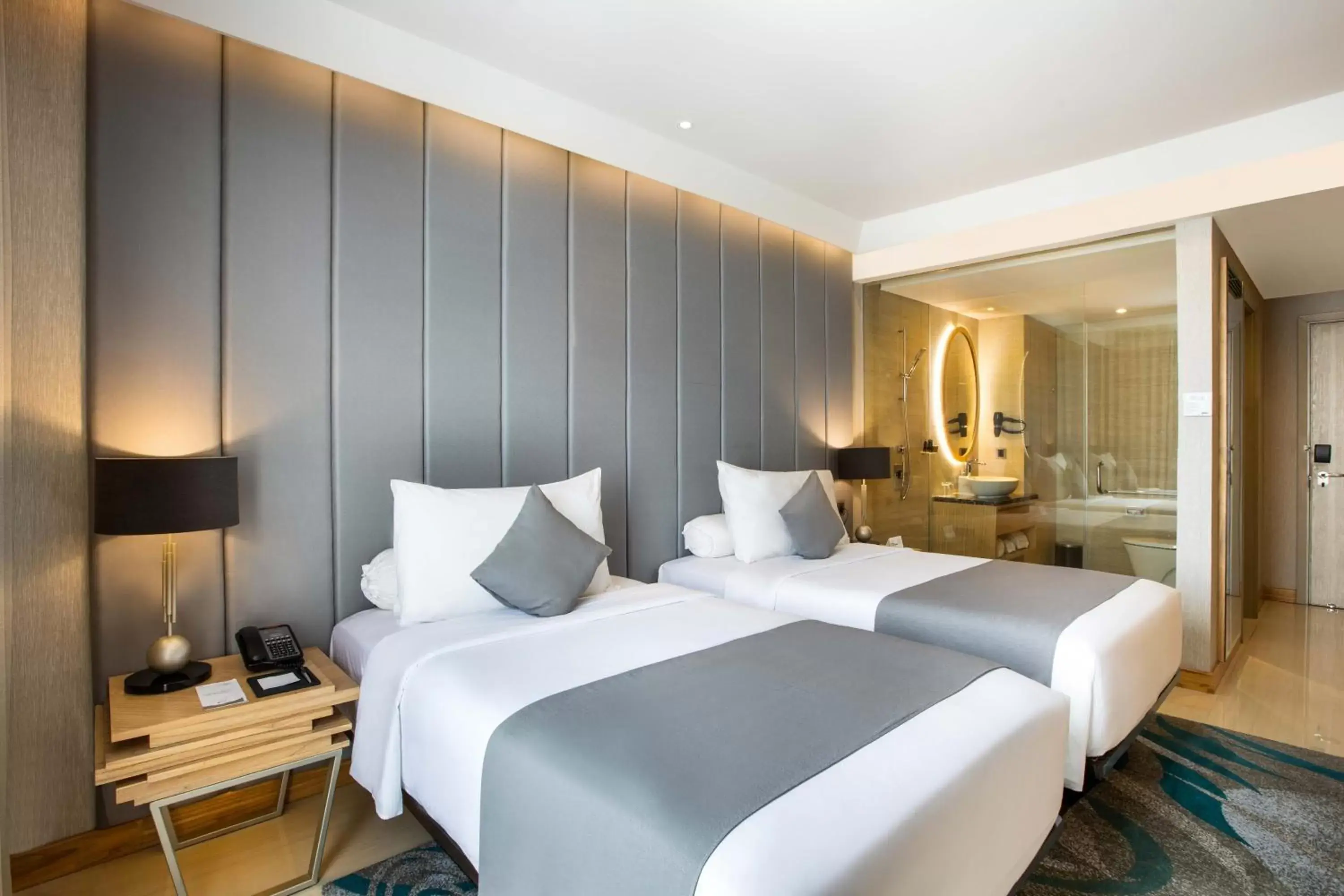 Deluxe Twin Room Only - Smoking in MORAZEN Surabaya Deluxe Twin Room Only - Smoking in MORAZEN Surabaya