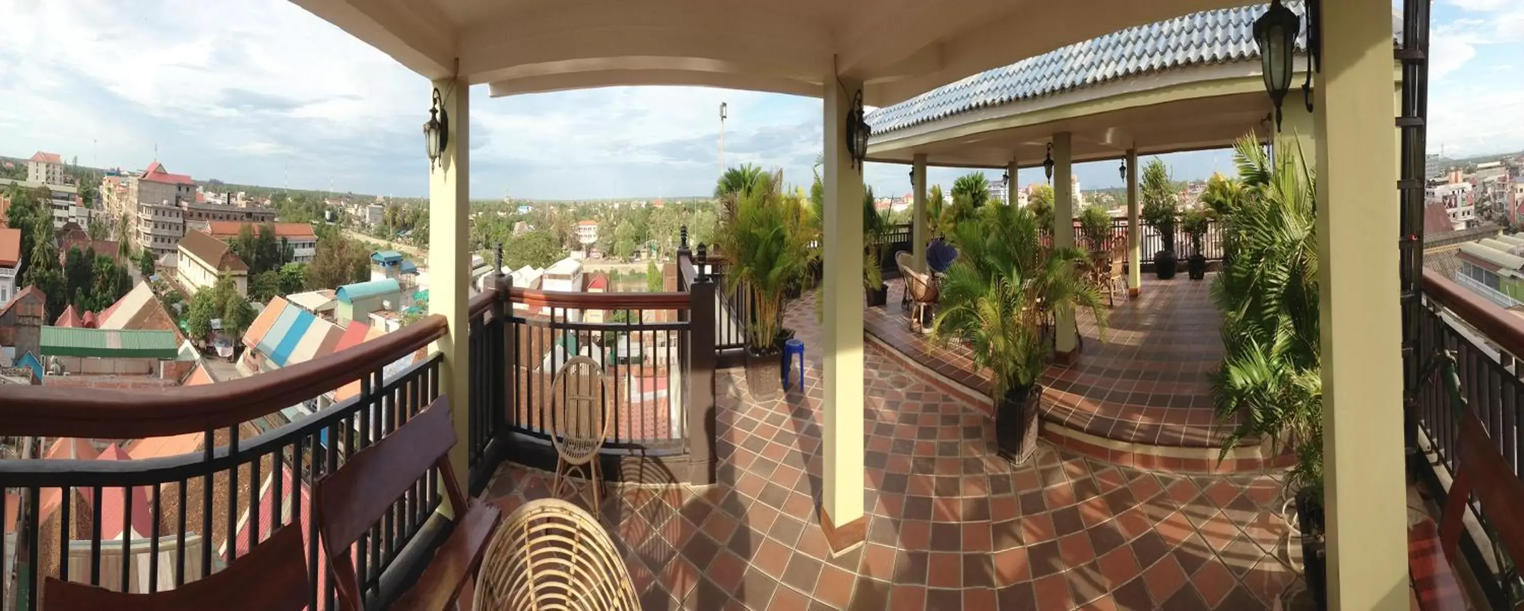 City view, Balcony/Terrace in Seng Hout Hotel