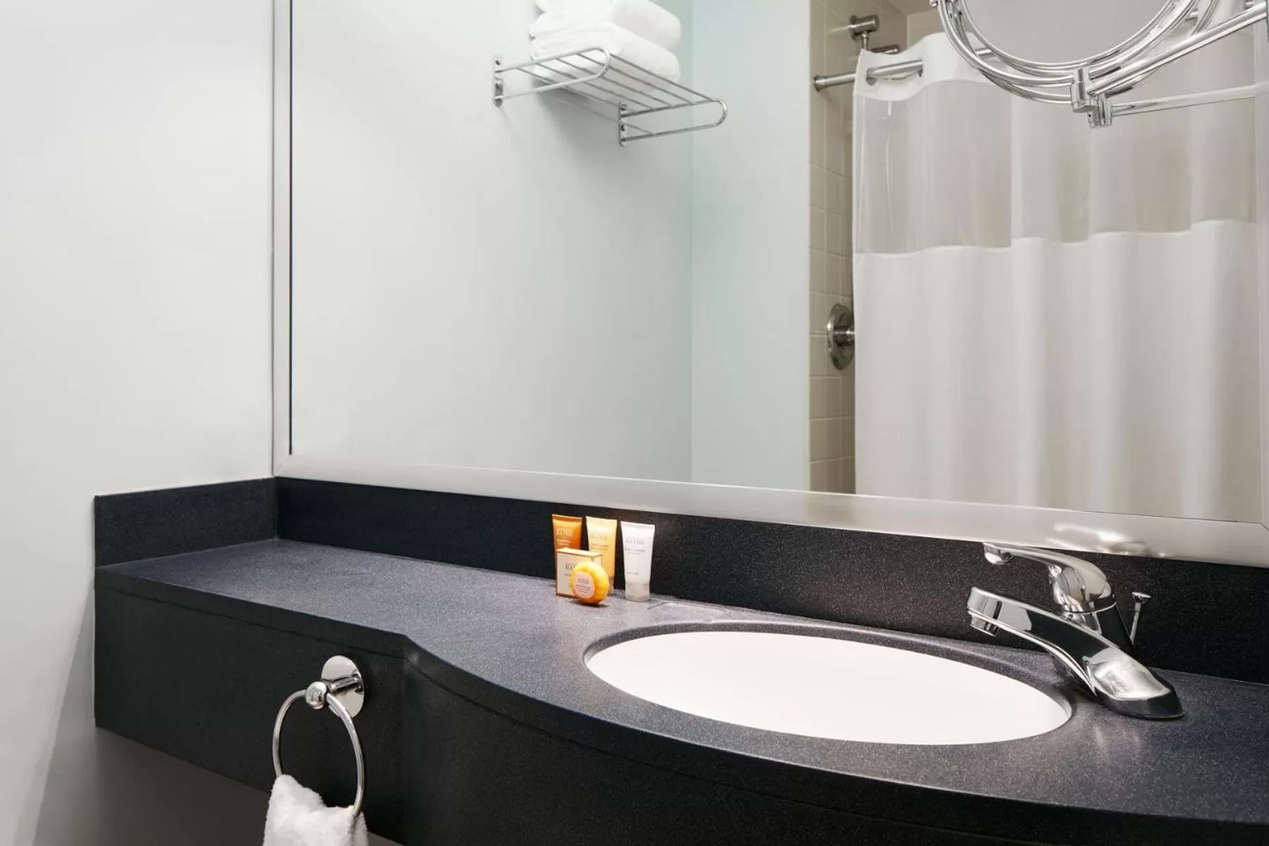 Bathroom in Club Quarters Hotel Wacker at Michigan, Chicago