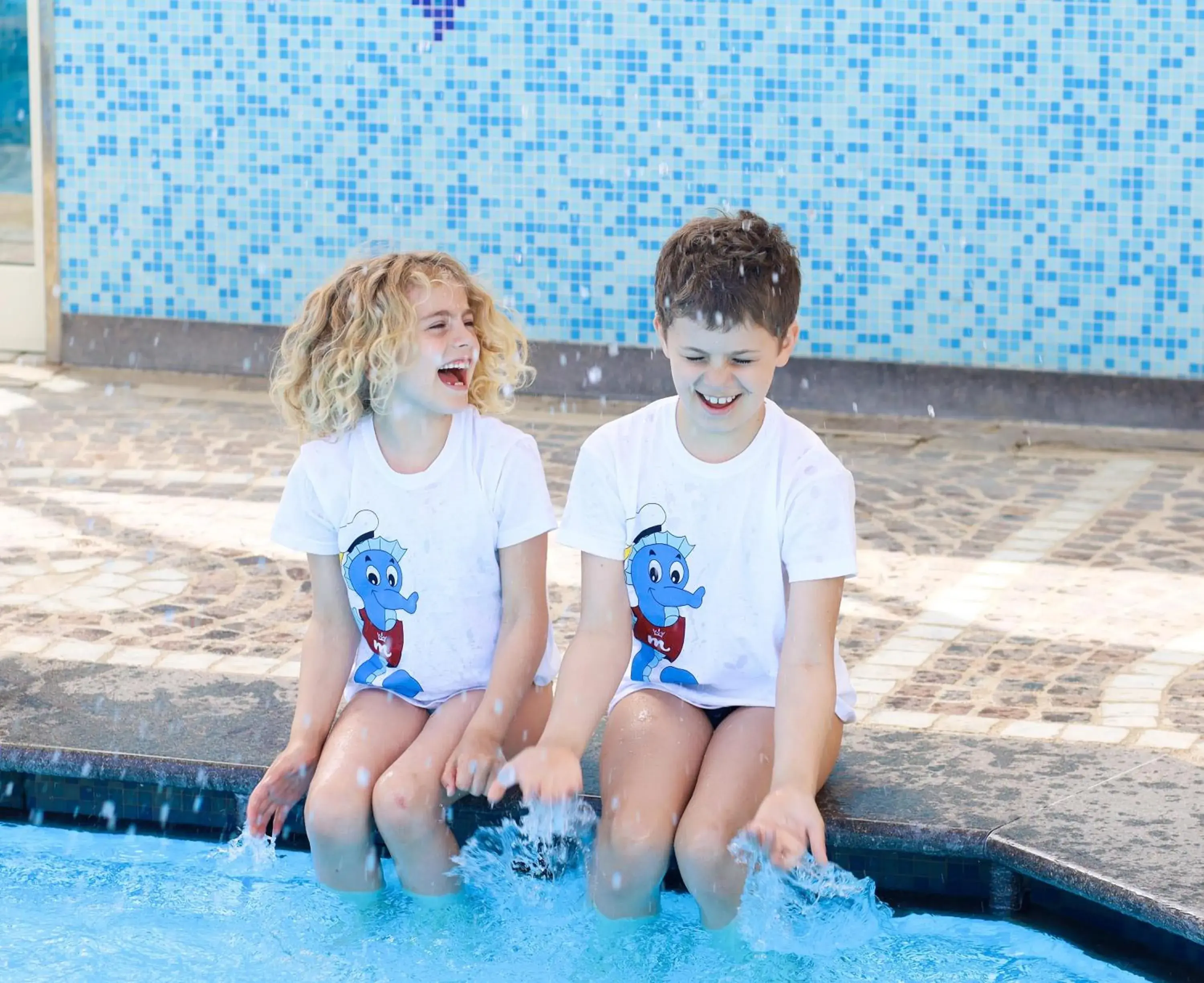 Swimming pool, Children in Hotel Aurelia