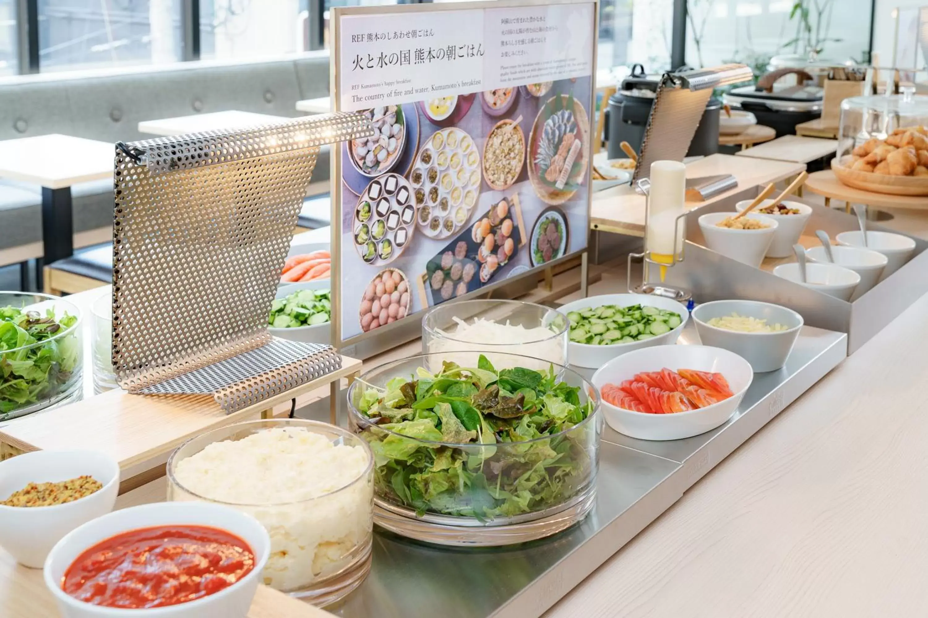 Buffet breakfast in REF Kumamoto by VESSEL HOTELS