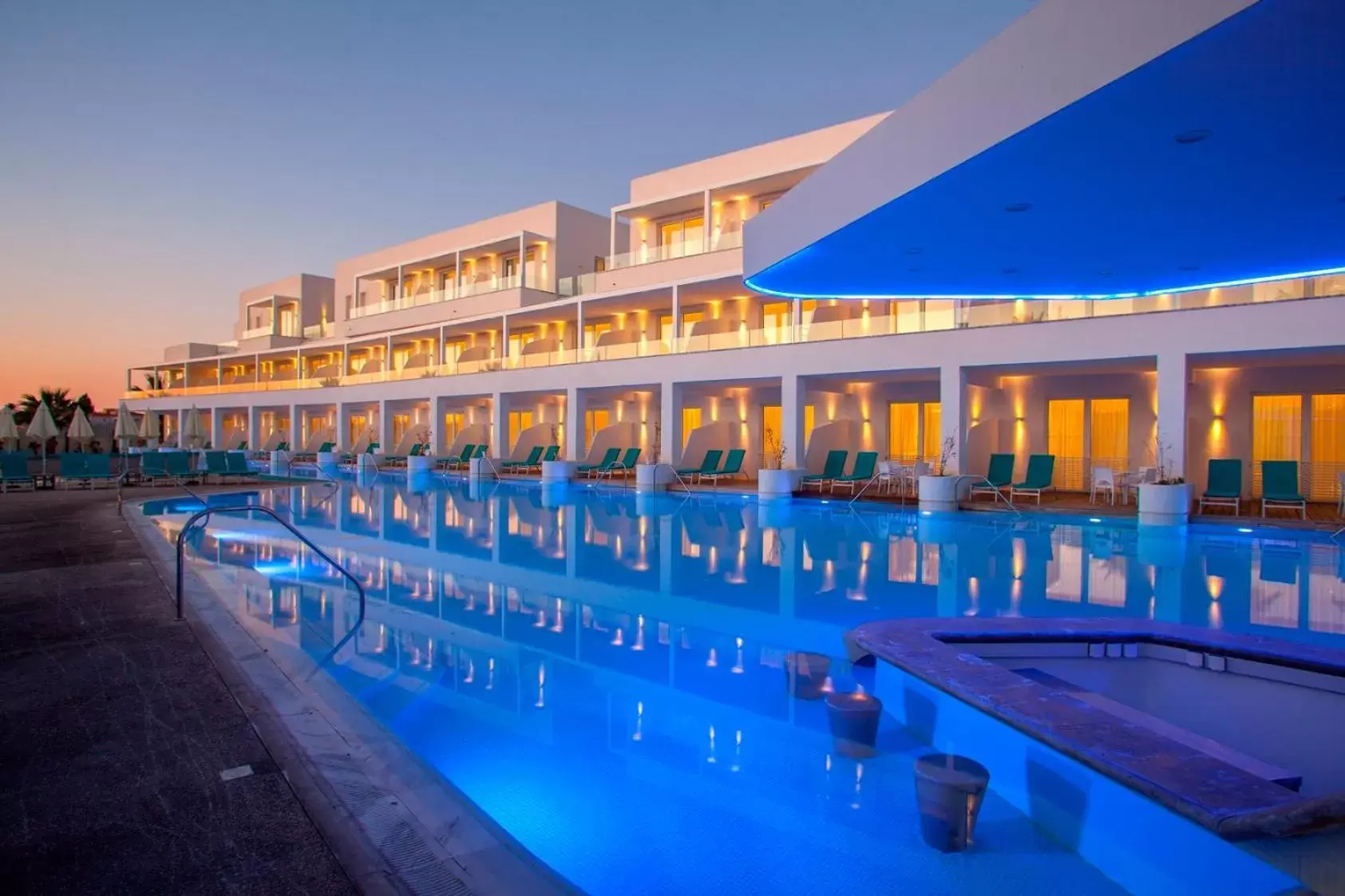 Pool view in Aliathon Aegean Pool view in Aliathon Aegean