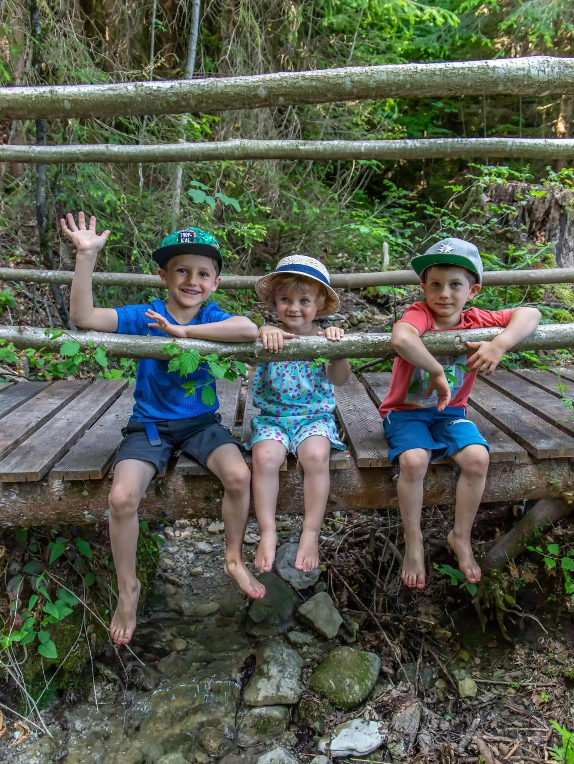 Children play ground, Children in MONDI Resort und Chalet Oberstaufen