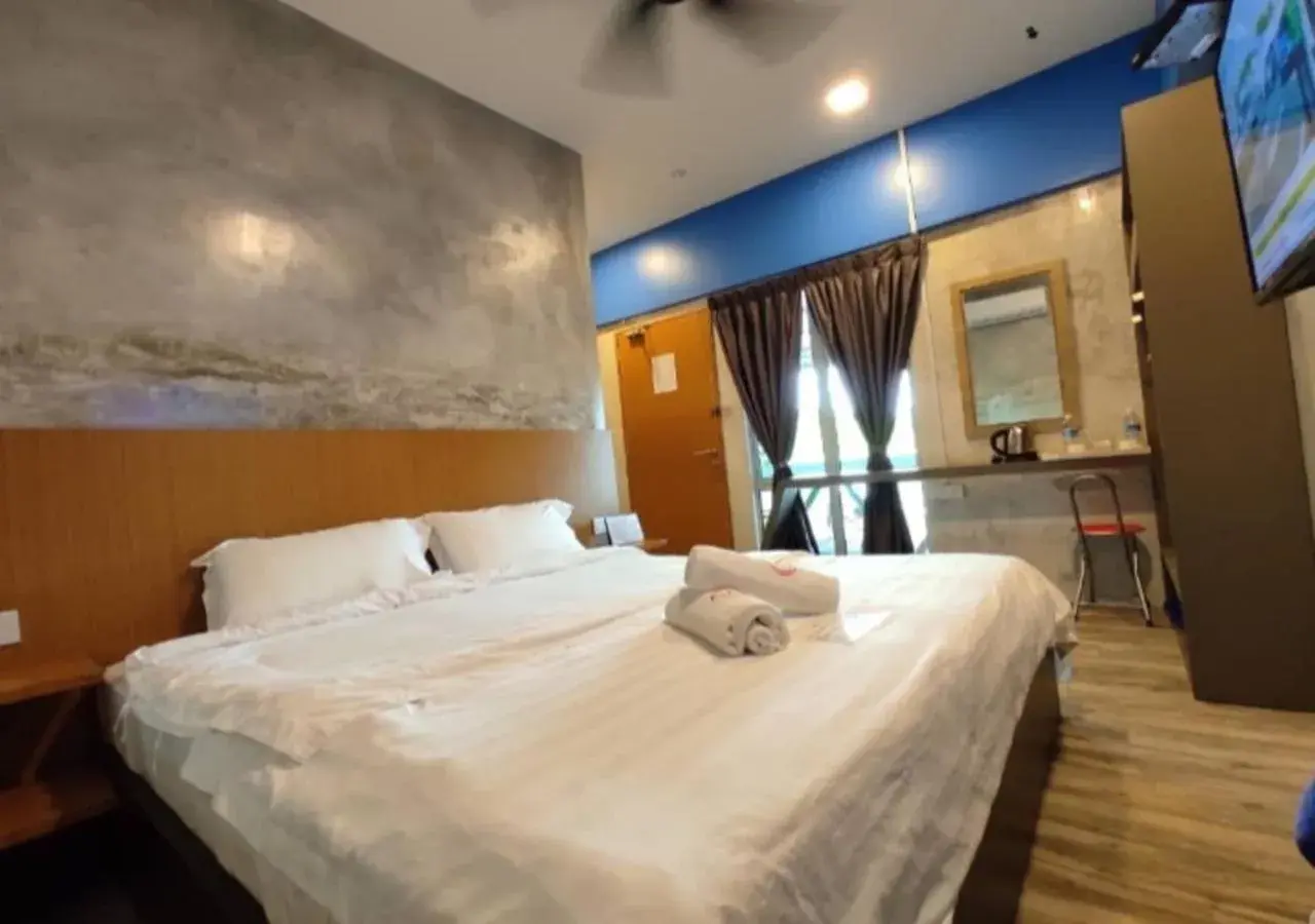 Bed in Rick Resort Teluk Intan