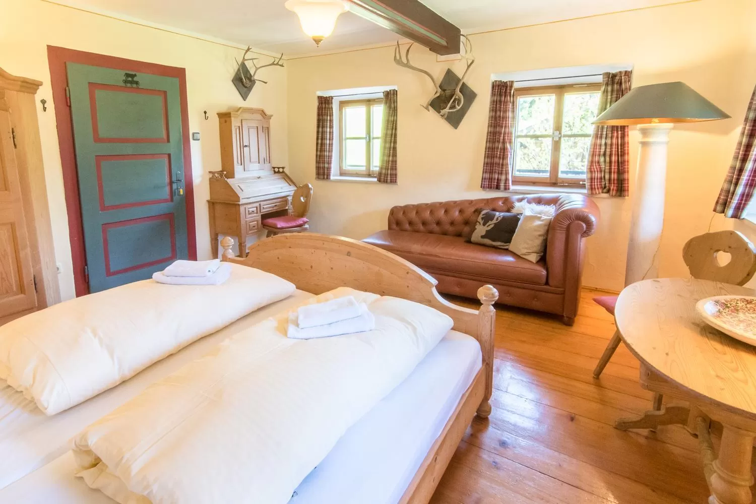 Decorative detail, Bed in Berggasthof Butzn Wirt