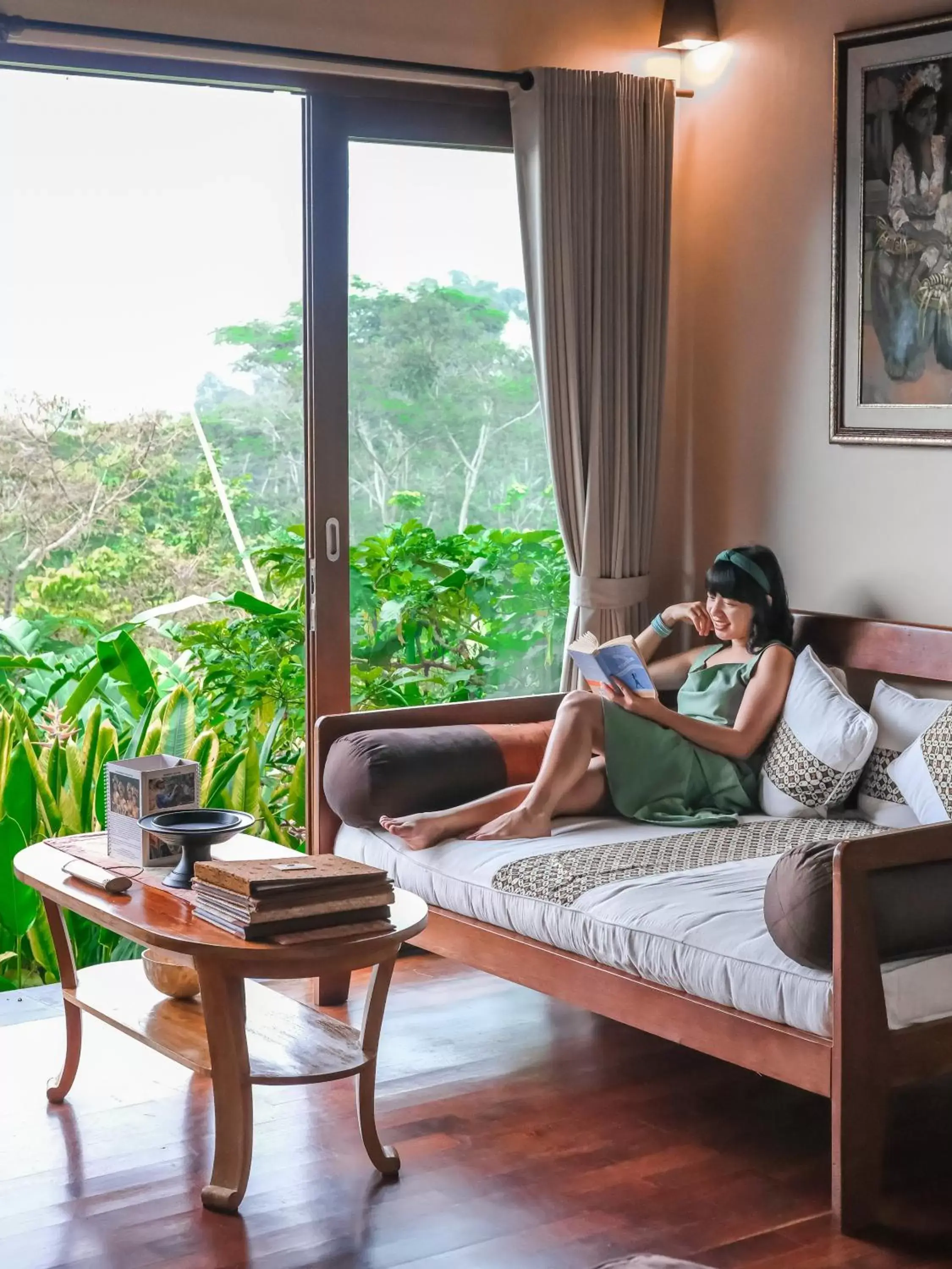 View (from property/room), Seating Area in Munduk Moding Plantation Nature Resort & Spa