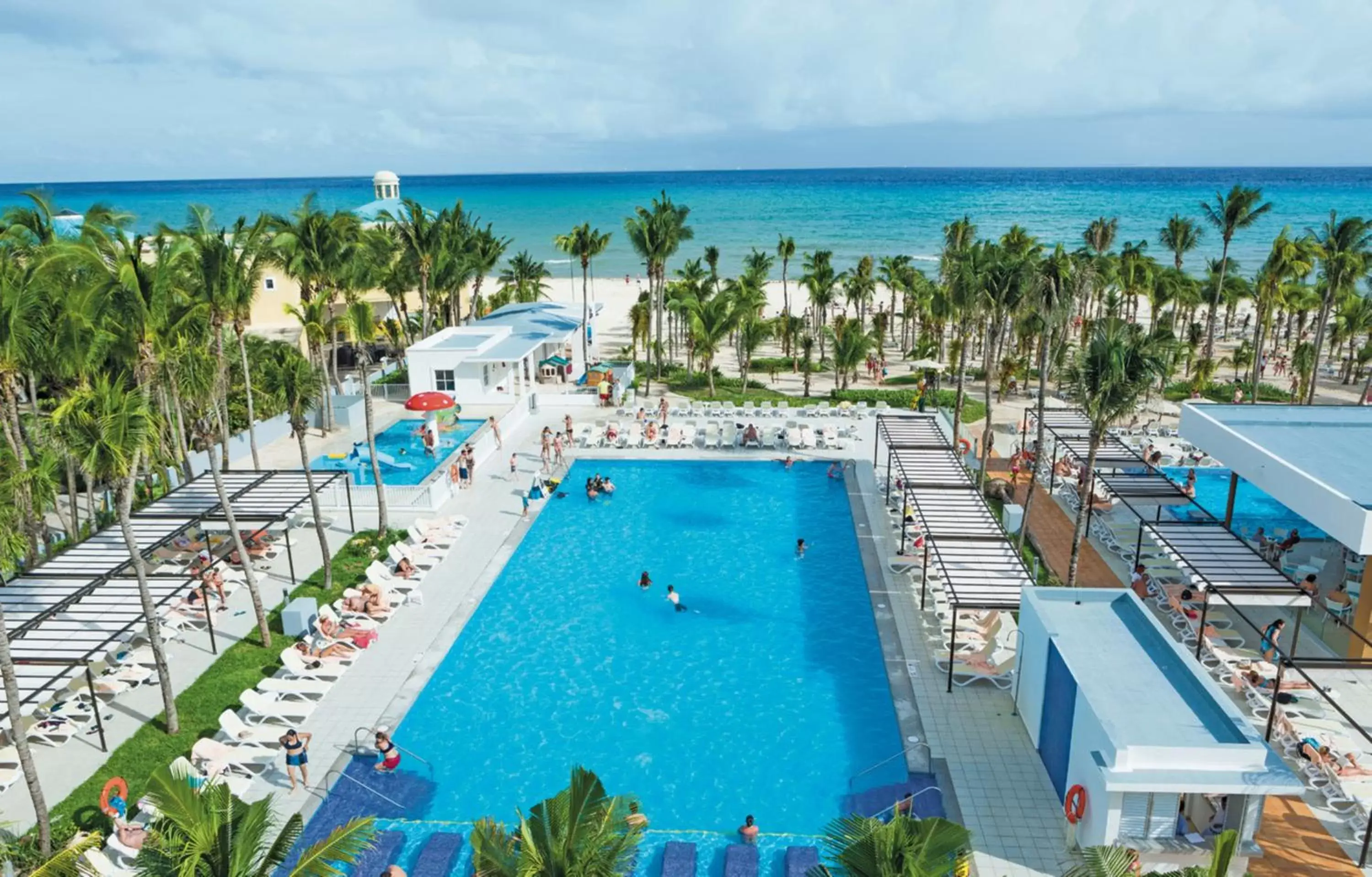 Bird's eye view, Pool View in Riu Playacar - All Inclusive