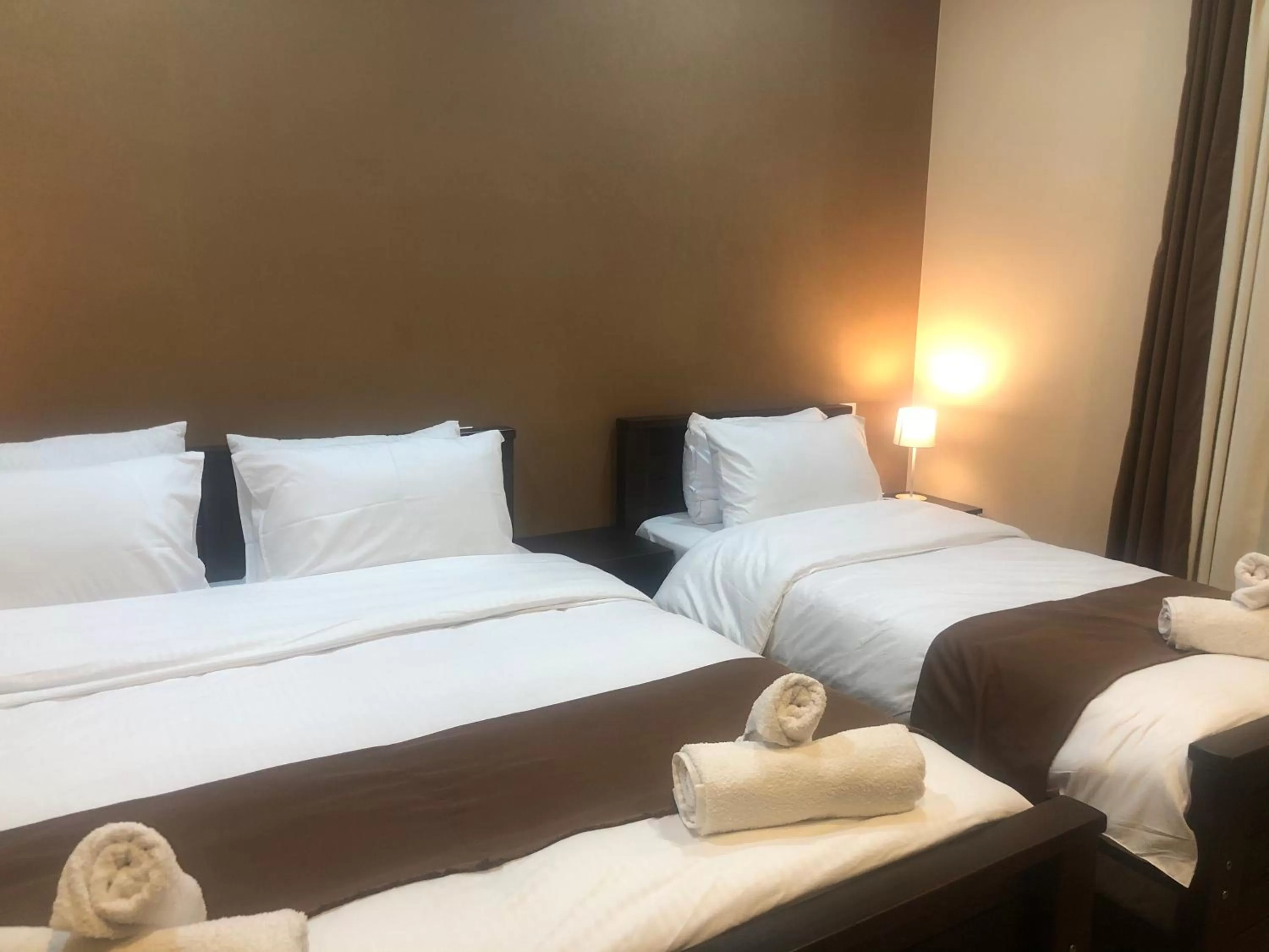 Bed in Borjomi Yellow Hotel