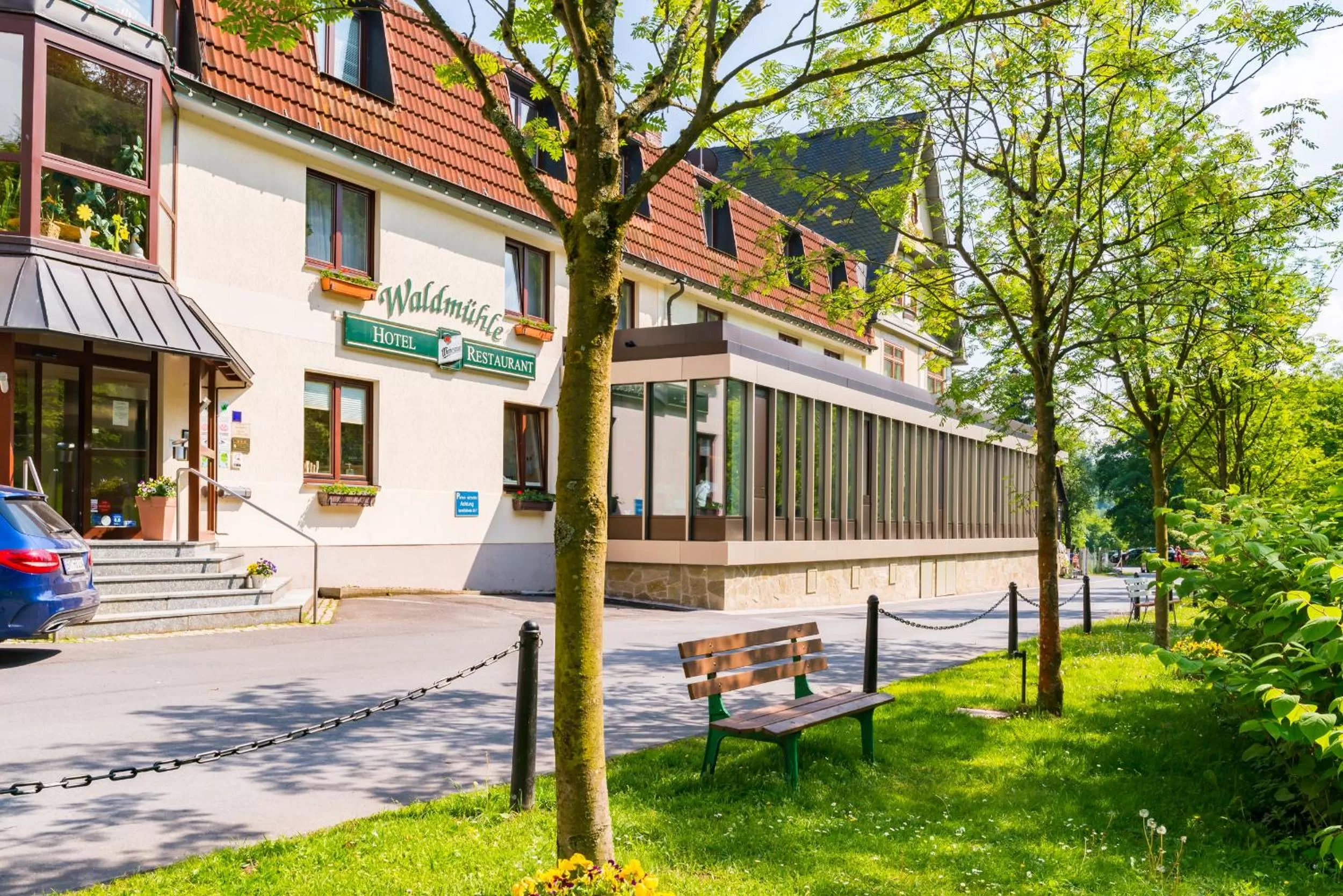 Property building in Hotel Waldmühle