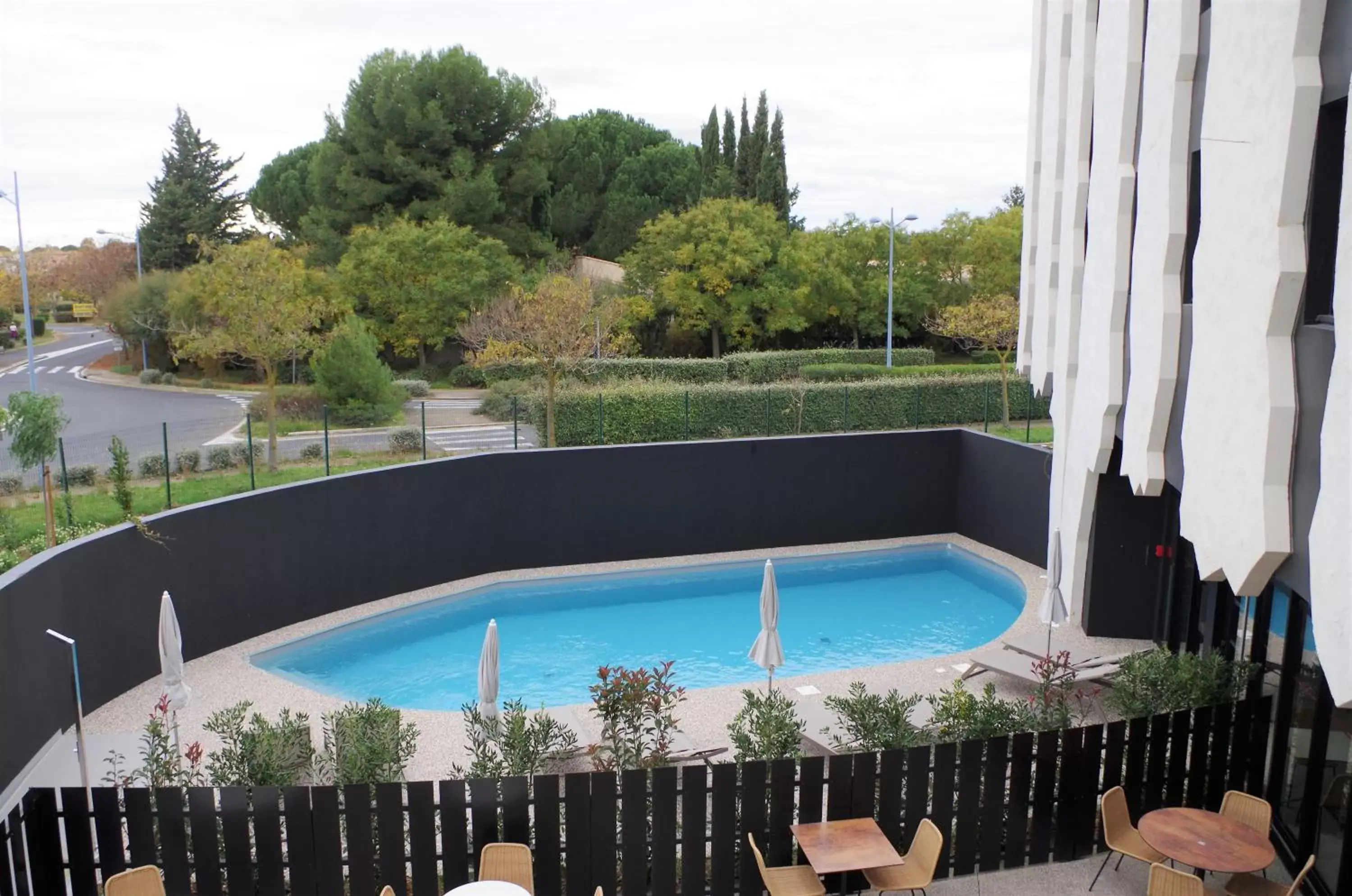 Pool View in Ibis Lunel Petite Camargue