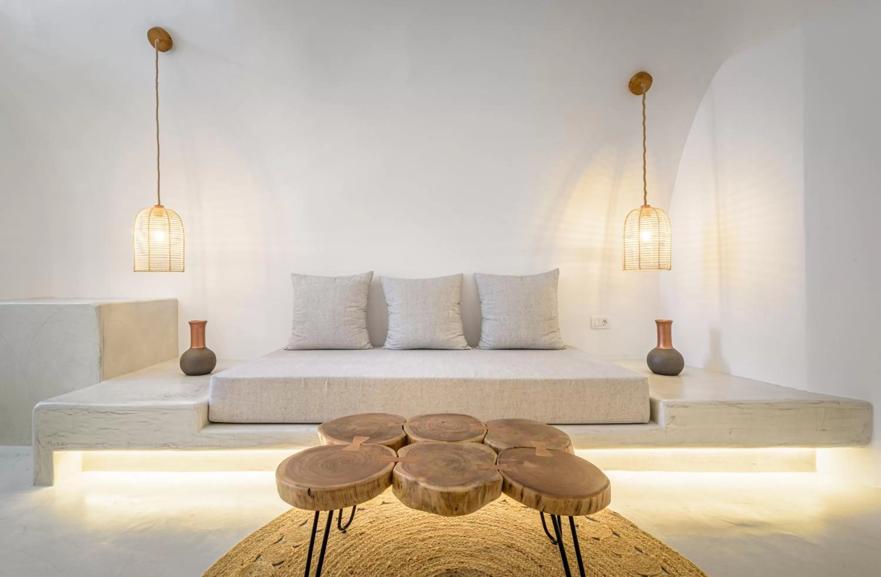 Living room in Anila Suites