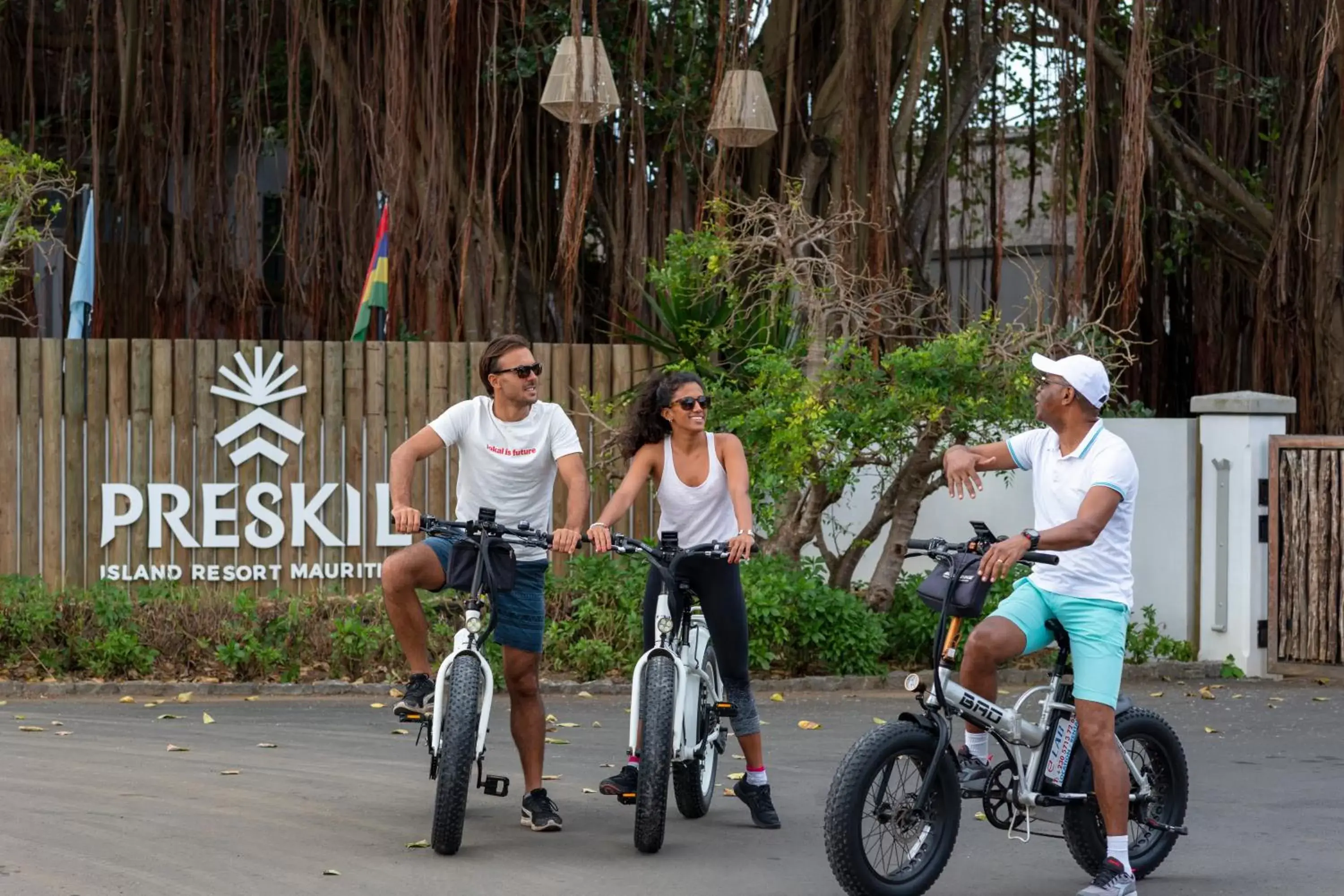 Facade/entrance, Biking in Preskil Island Resort