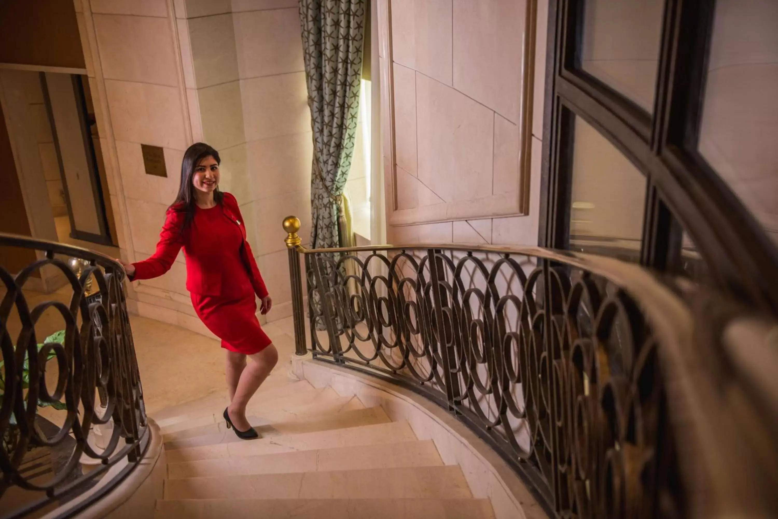 Lobby or reception in Kempinski Nile Hotel, Cairo