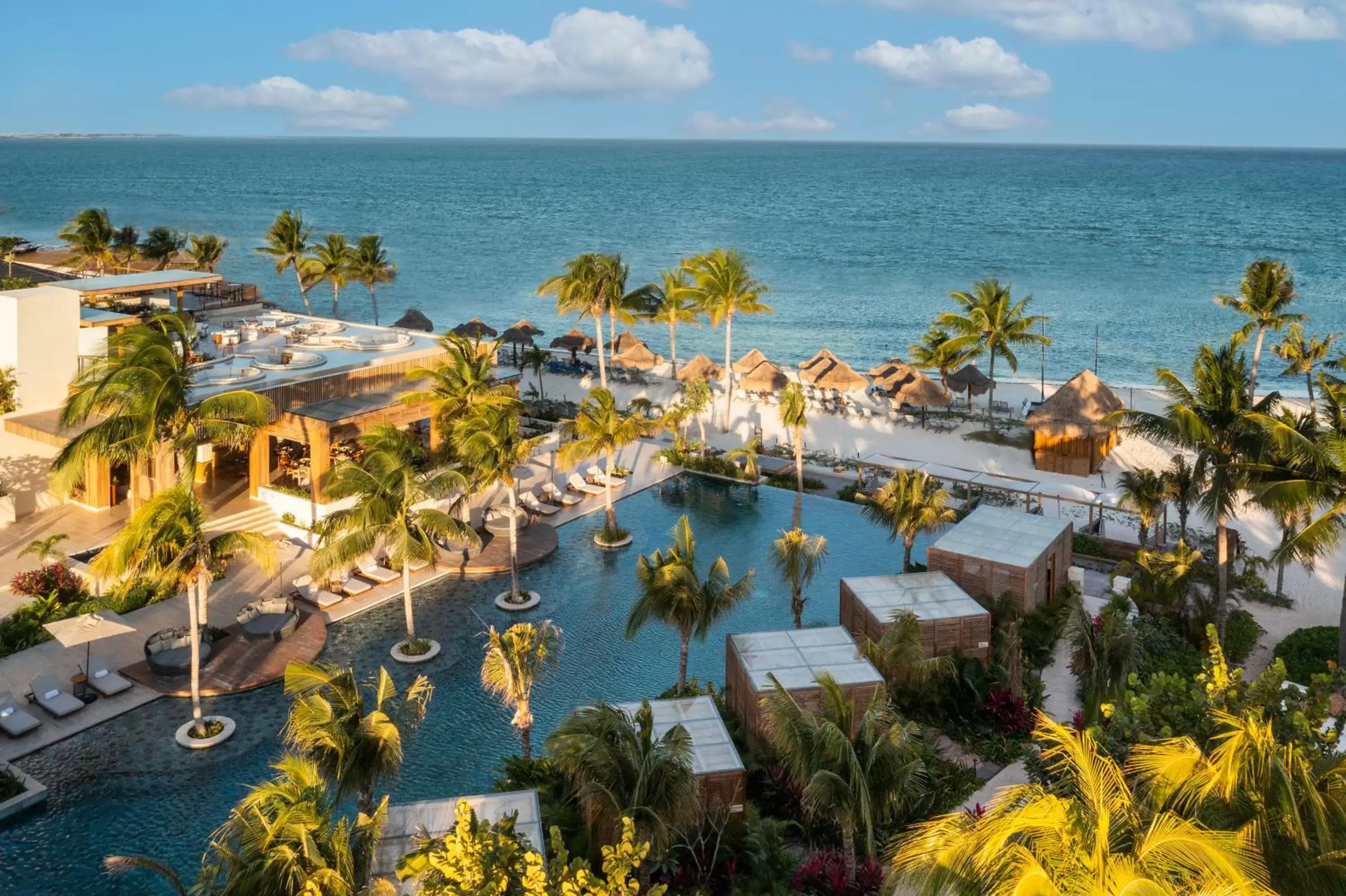 Swimming pool, Bird's-eye View in Fairmont Mayakoba Riviera Maya - All Inclusive