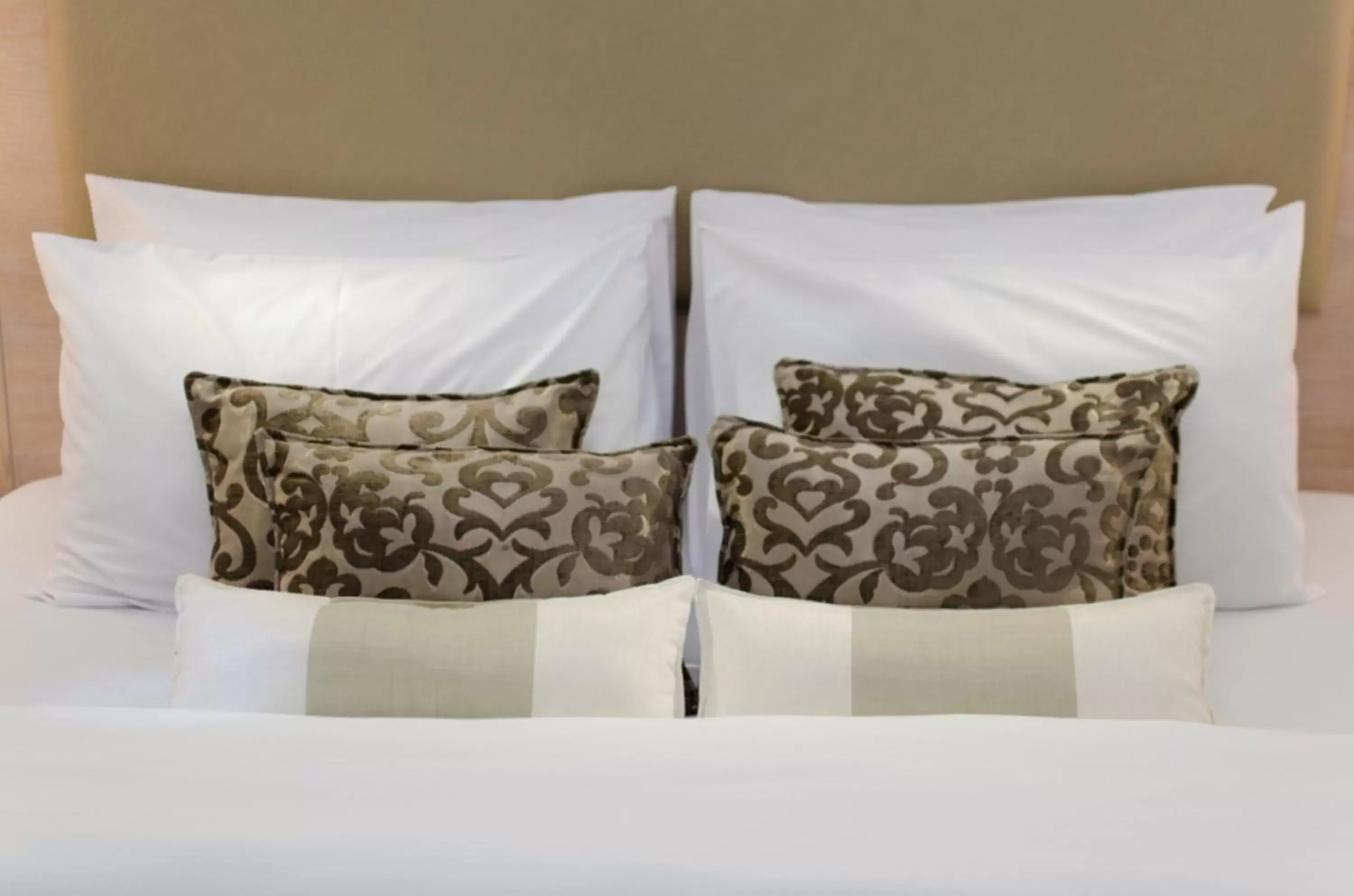 Decorative detail, Bed in Toledo Amman Hotel