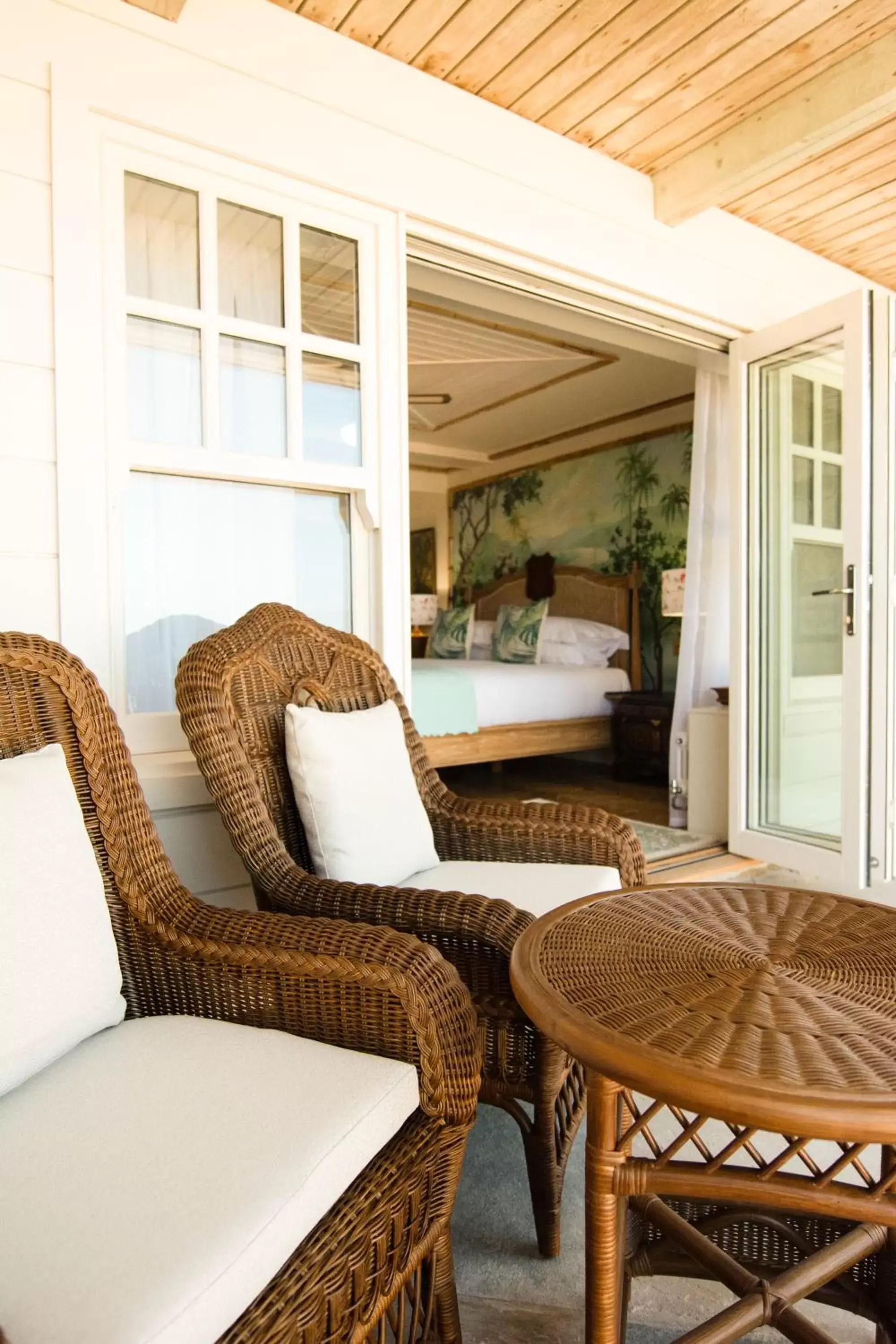 Seating Area in Tolcarne Beach Colonial Restaurant and Rooms