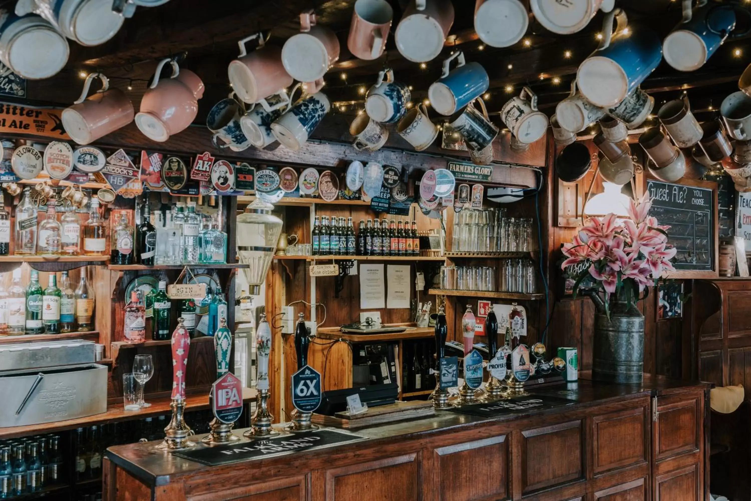 Lounge or bar in The Falkland Arms