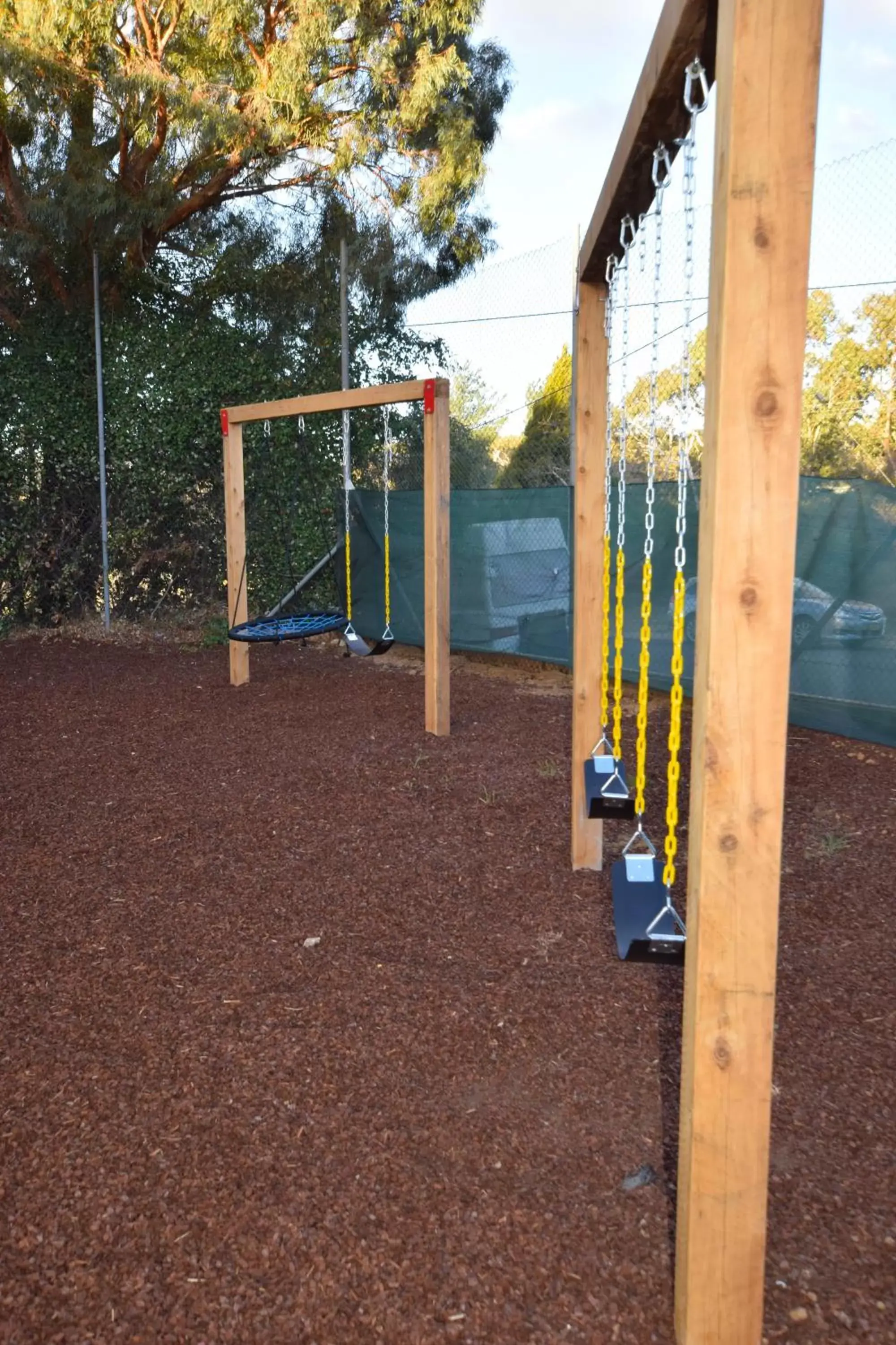 Children play ground, Children's Play Area in Alpine Resort Motel