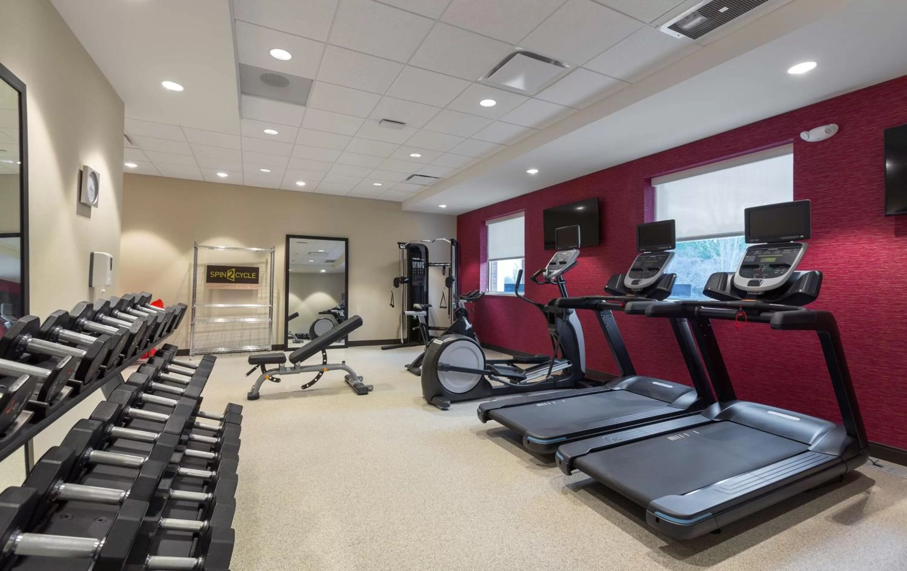Fitness centre/facilities in Home2 Suites By Hilton Charlotte Belmont, Nc