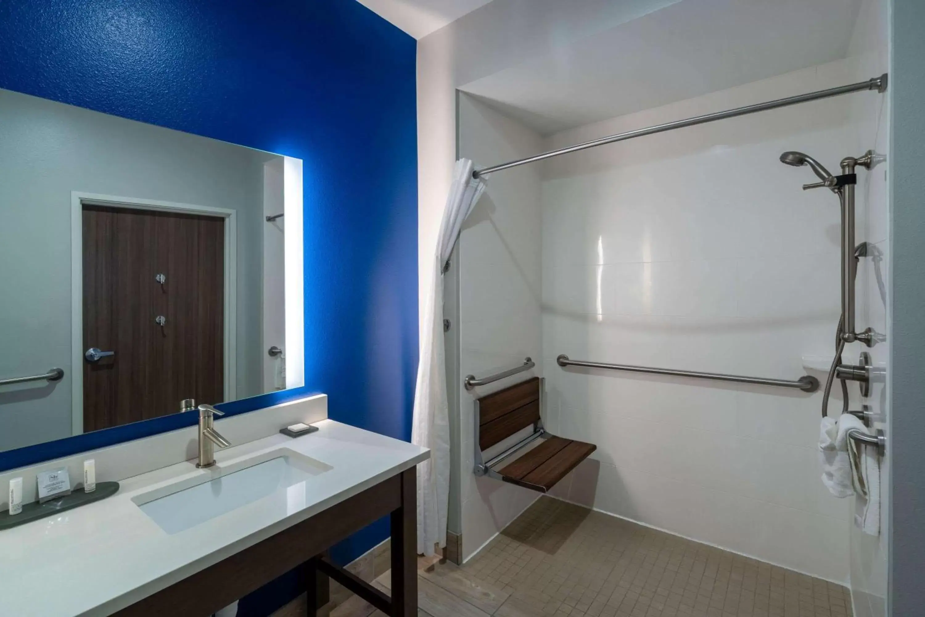 Shower, Bathroom in La Quinta Inn & Suites by Wyndham Tifton