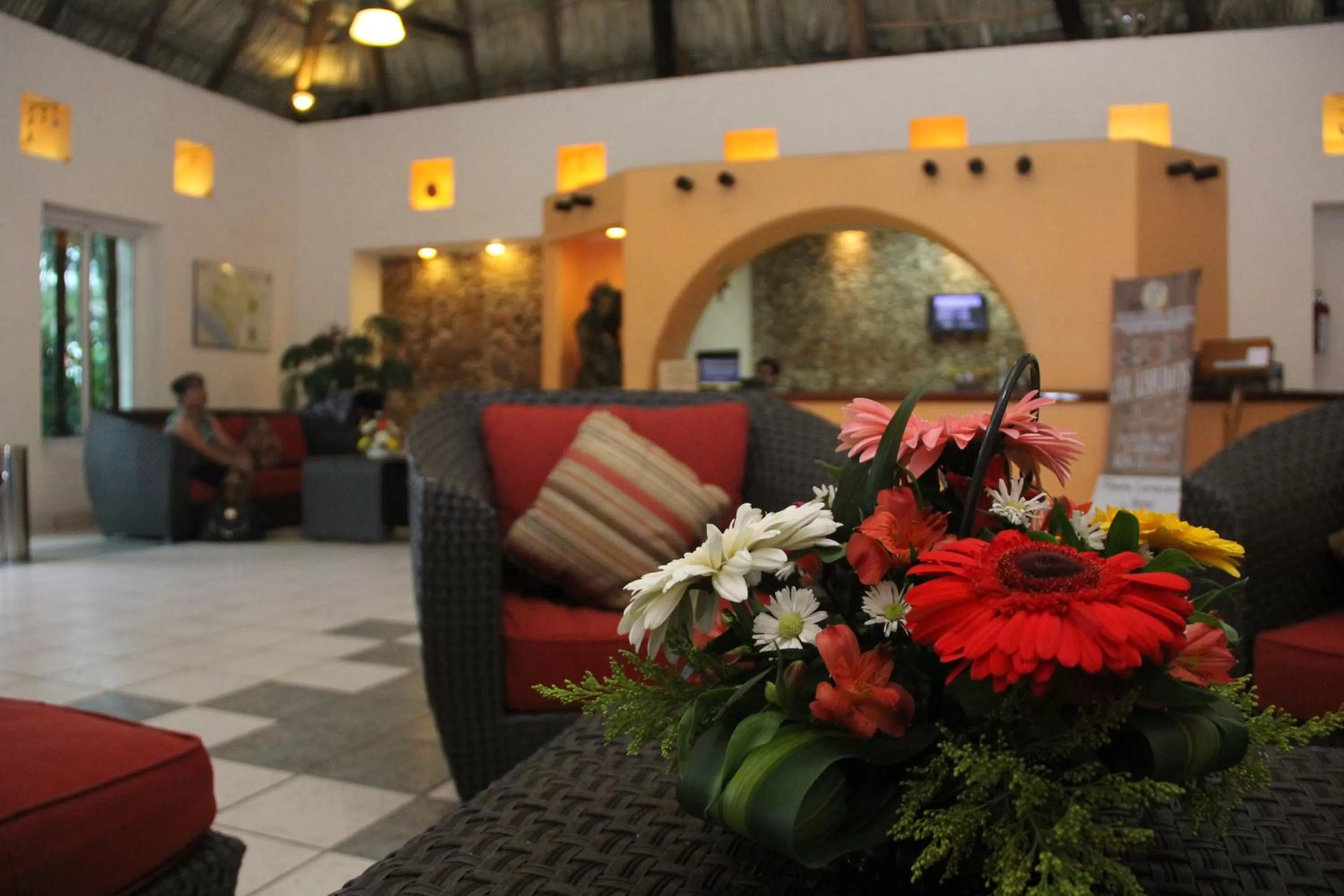 Lobby or reception in Hotel Palapa Palace