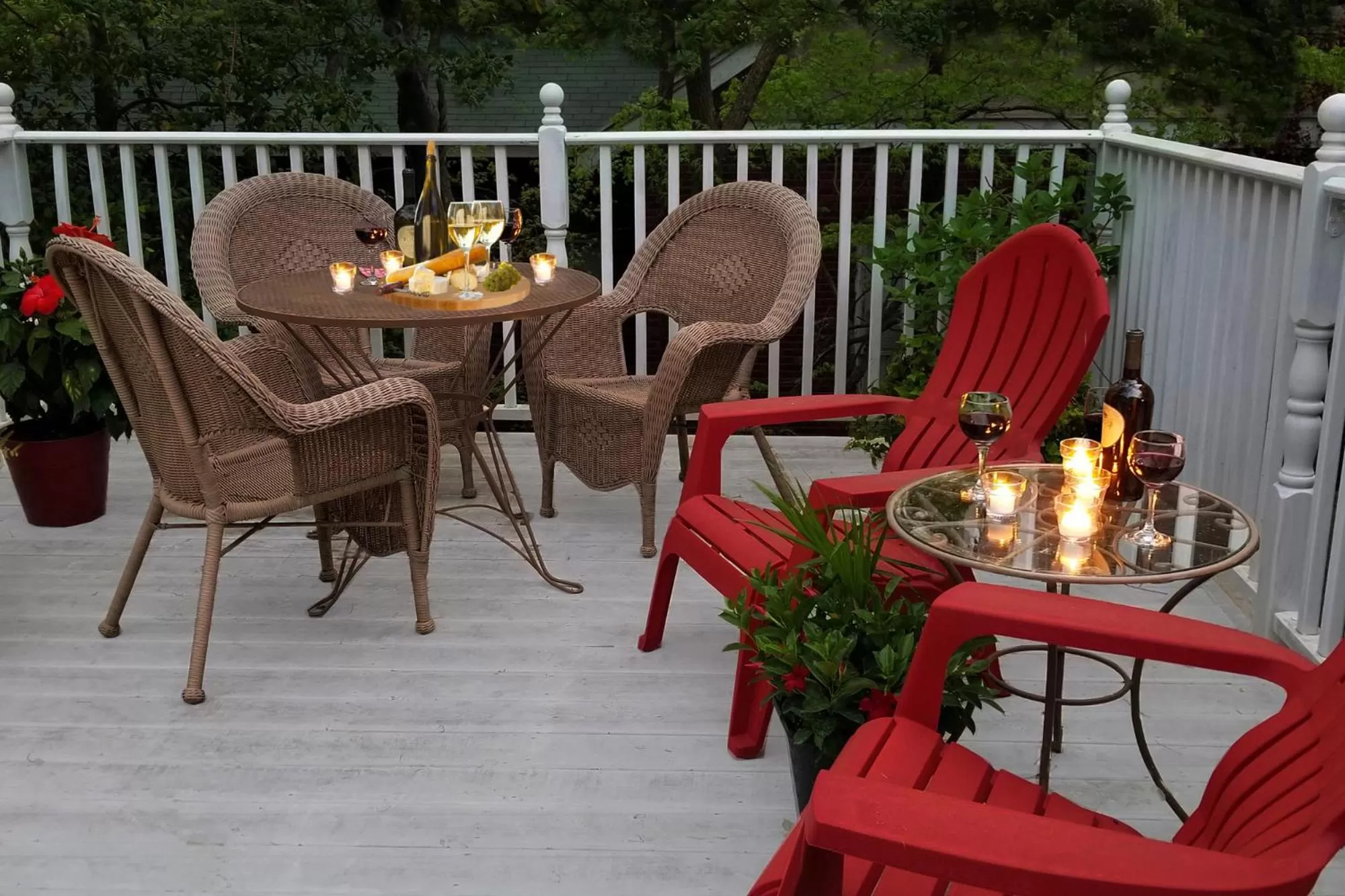 Balcony/Terrace in Rosemont B&B Cottages