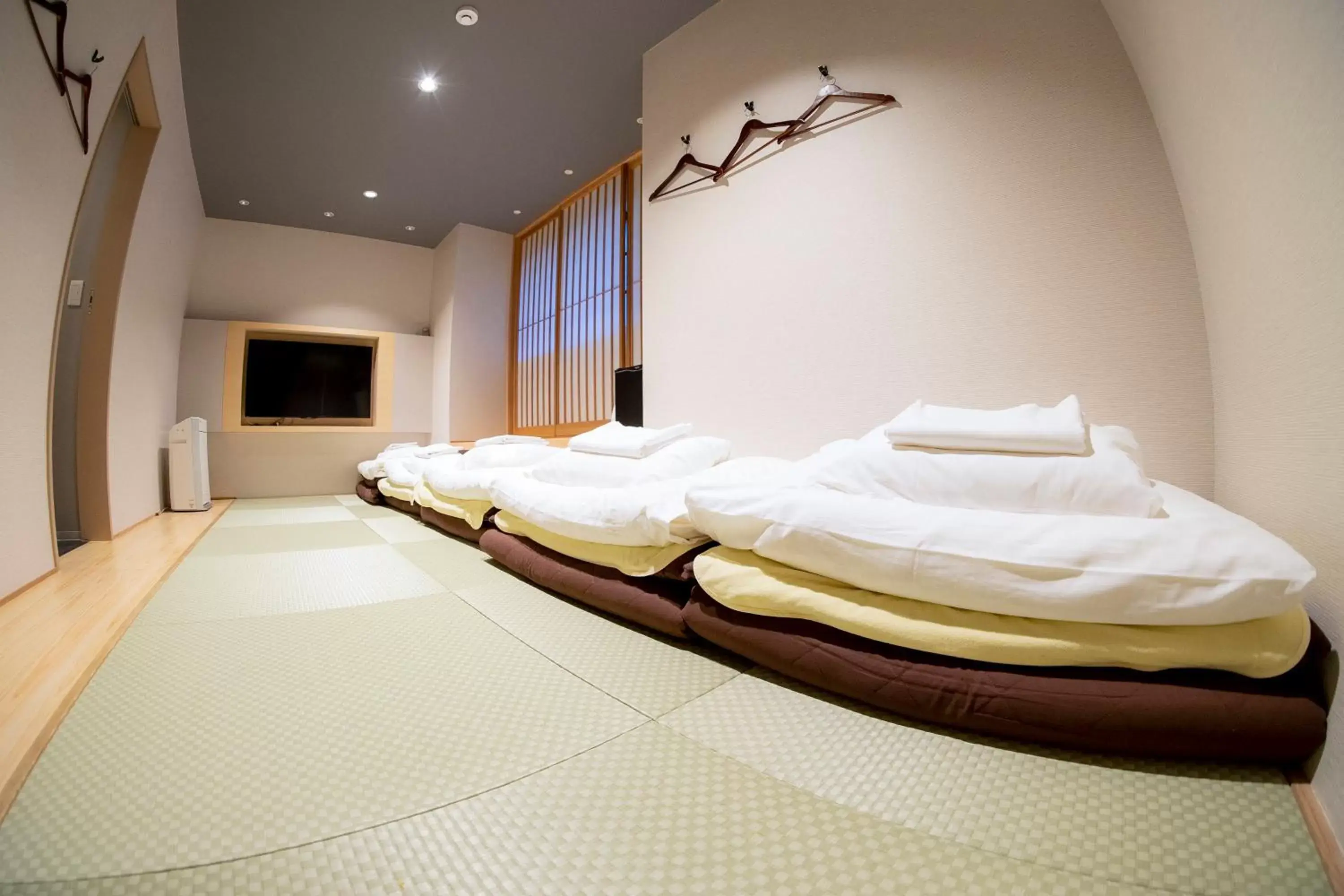 Bed in Hotel S-Presso Namba