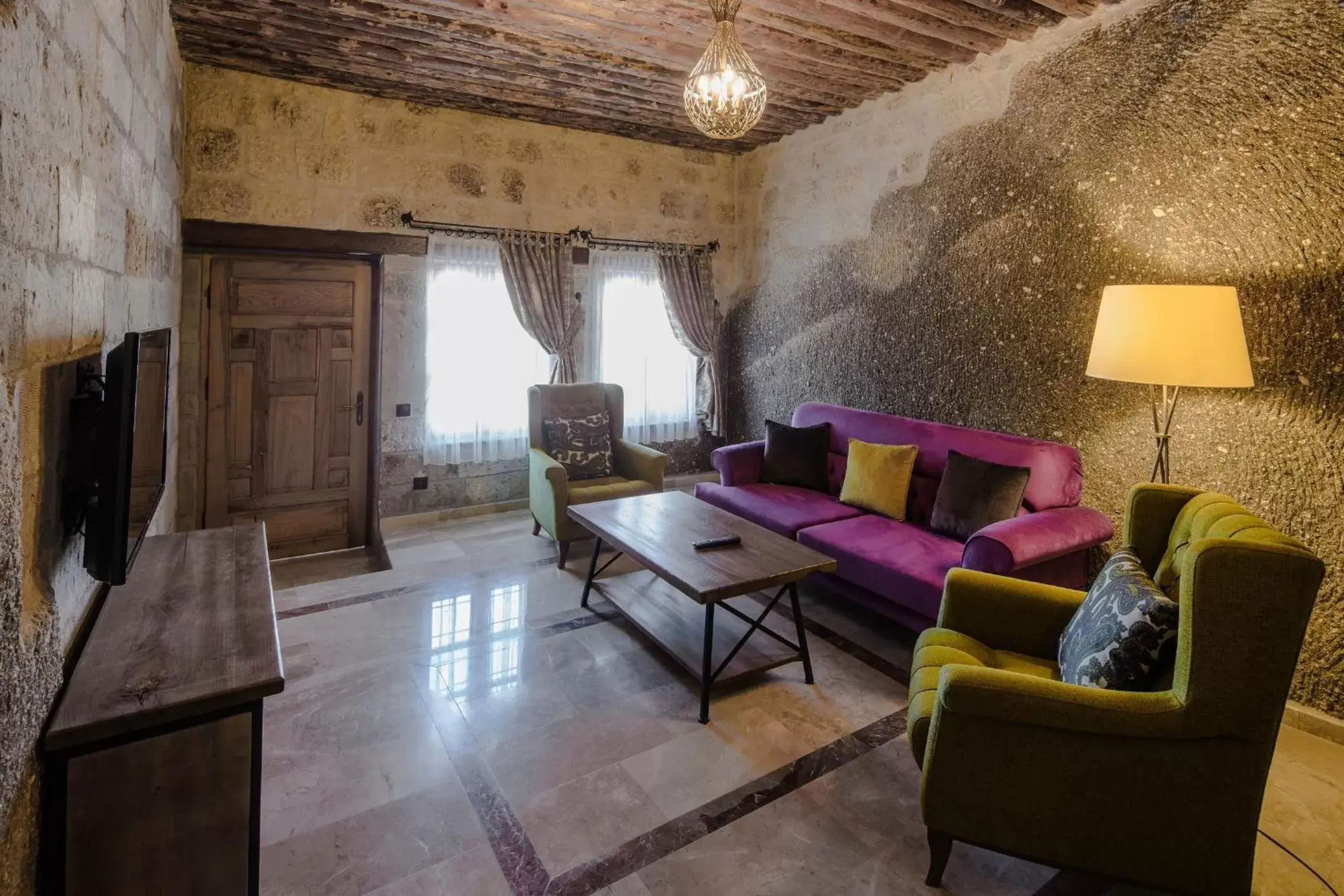 Balcony/Terrace, Seating Area in Lunar Cappadocia Hotel