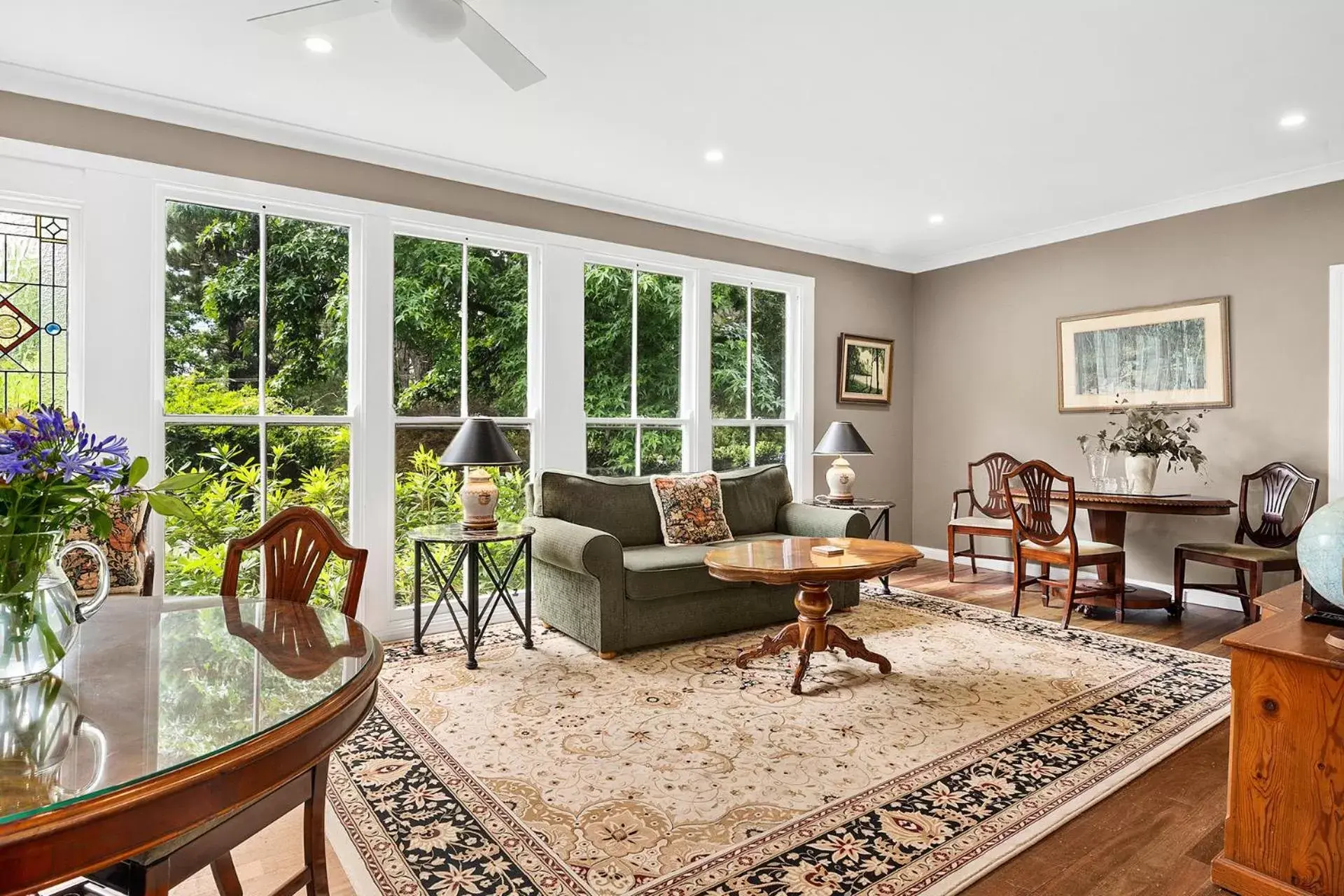 Seating Area in The Bundanoon Guest House