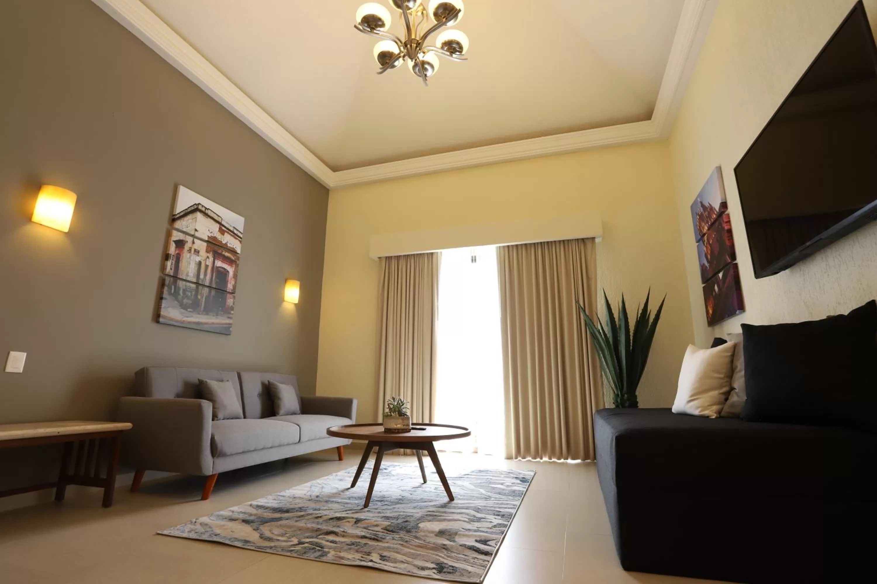 Living room in Adhara Hacienda Cancun