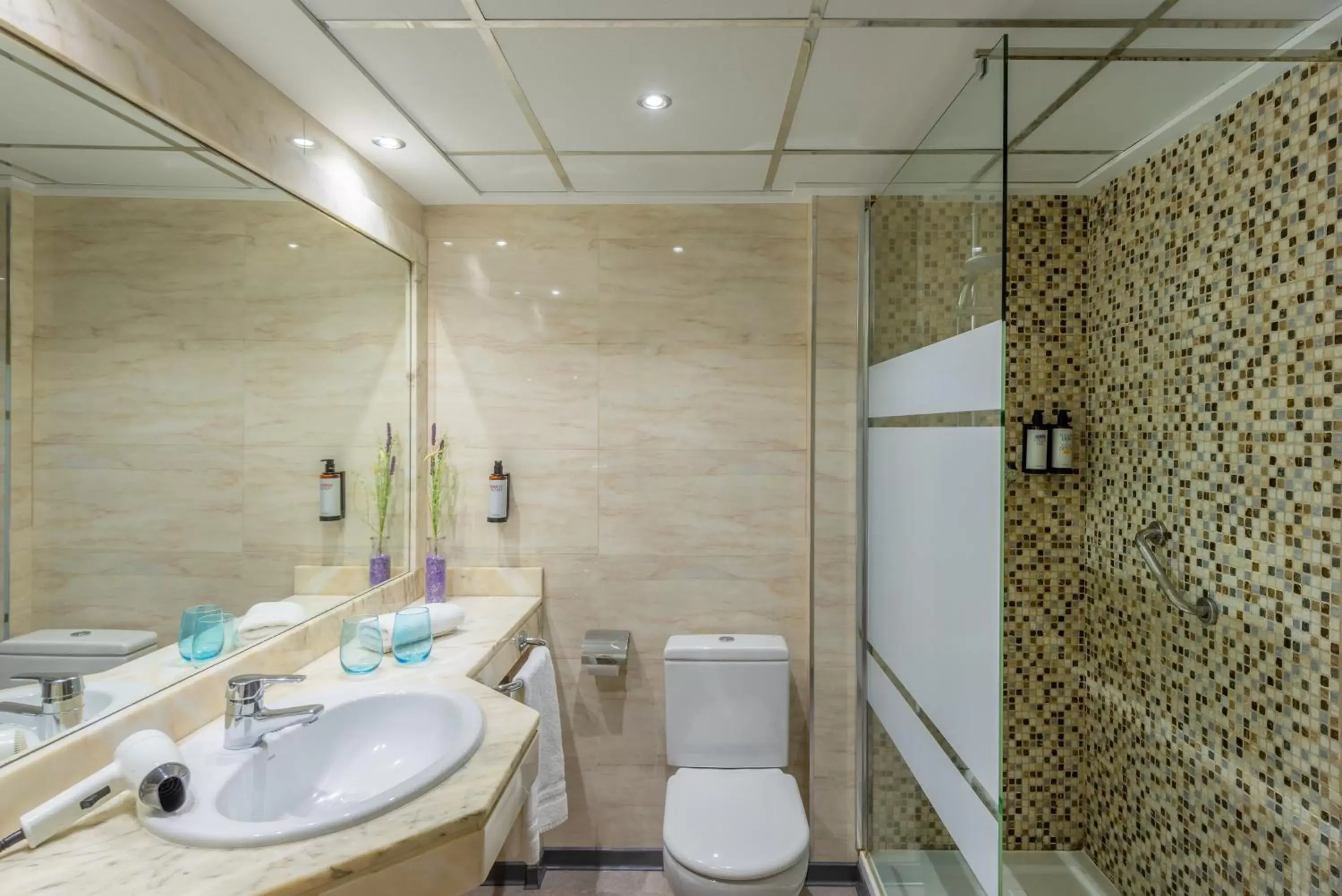 Shower, Bathroom in Hotel Elche Centro , affiliated by Melia