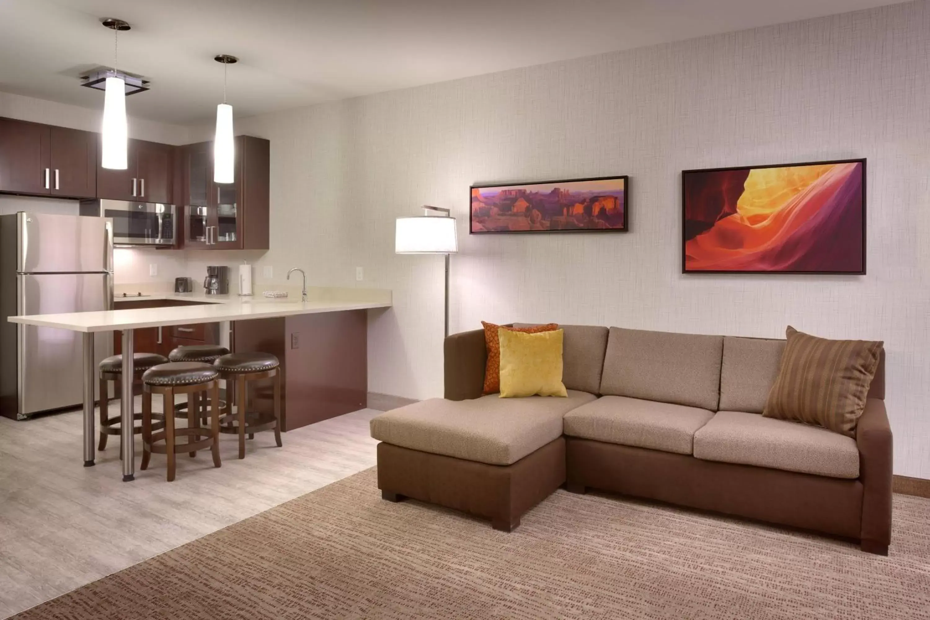 Living room, Seating Area in Residence Inn by Marriott Flagstaff