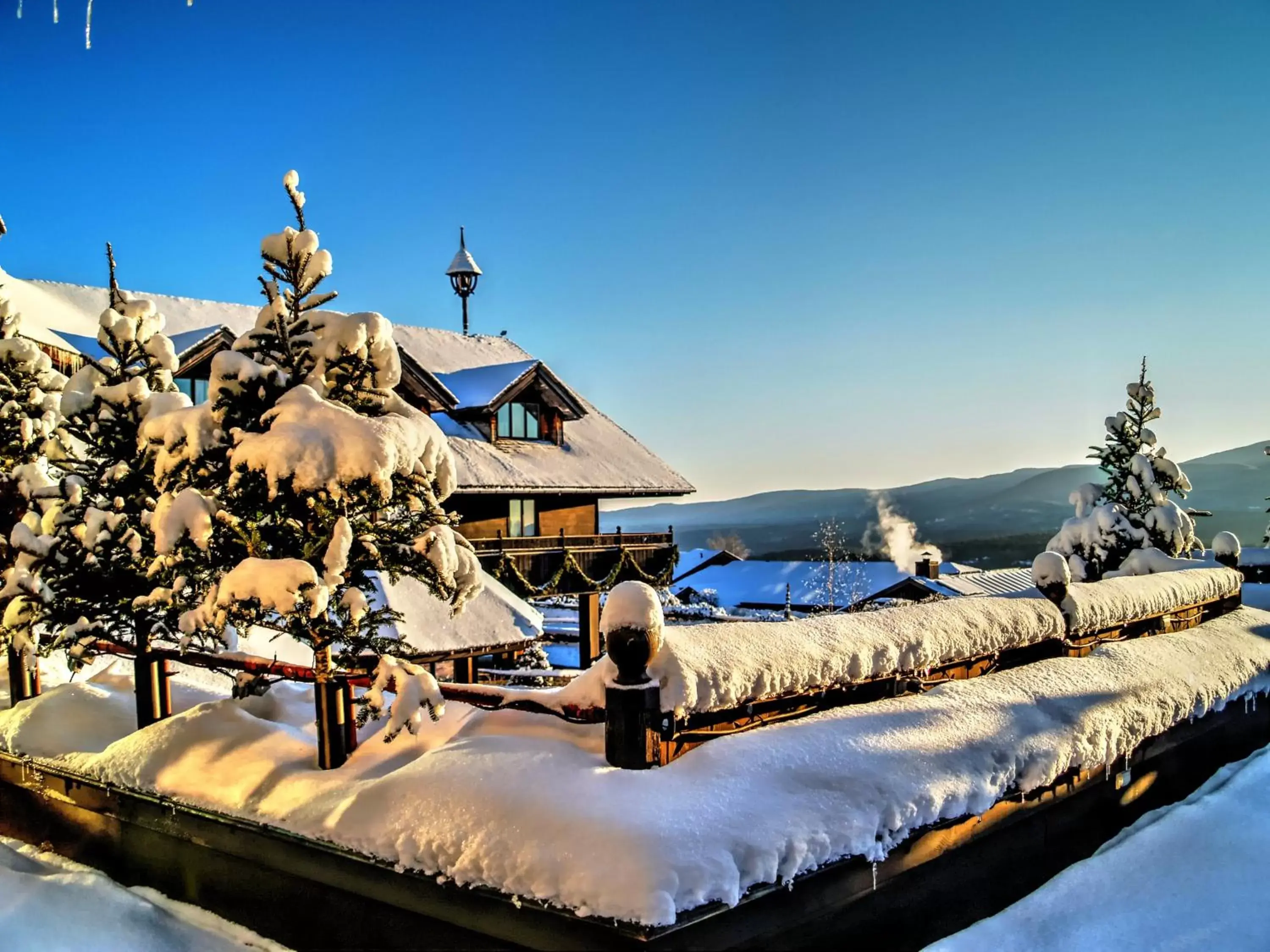 Property building, Winter in Trapp Family Lodge