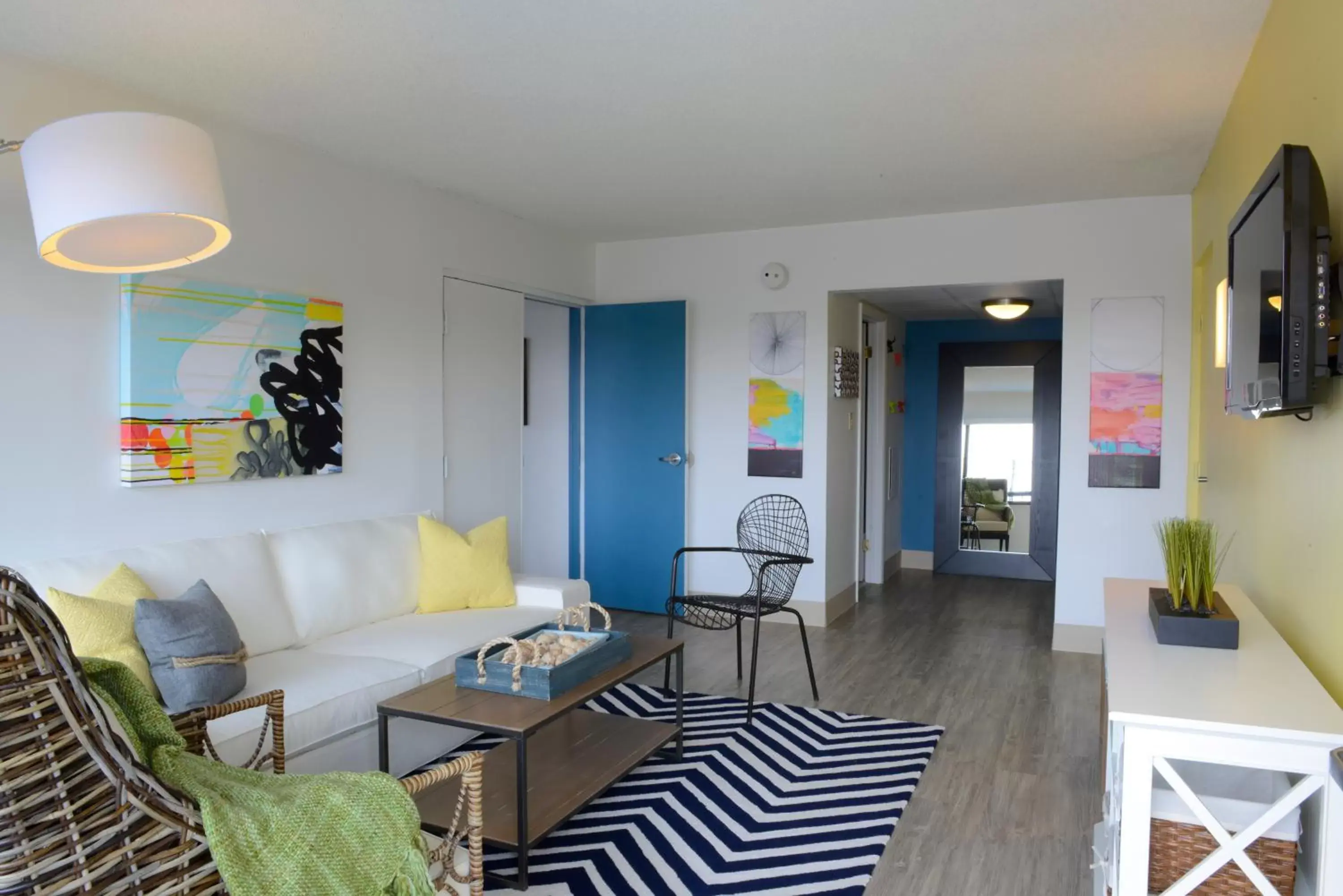 Living room, Seating Area in Beach House Dewey