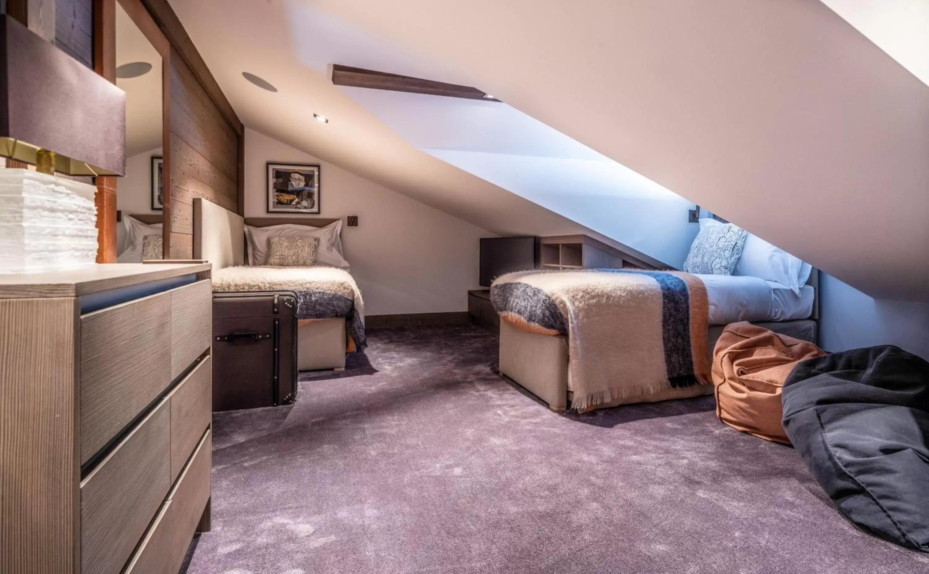 Bedroom, Seating Area in Six Senses Residences & Spa Courchevel