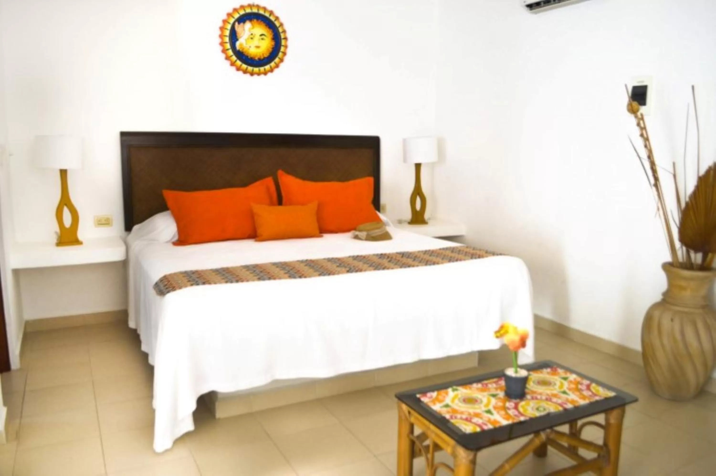 Bed in Arrecifes Suites