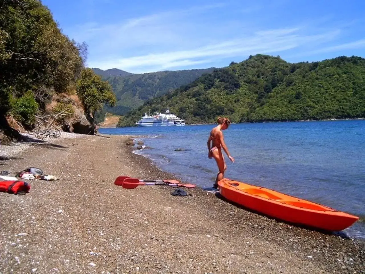 Natural landscape, Beach in Bike Hotel Touring Gardone Riviera & Private Wellness