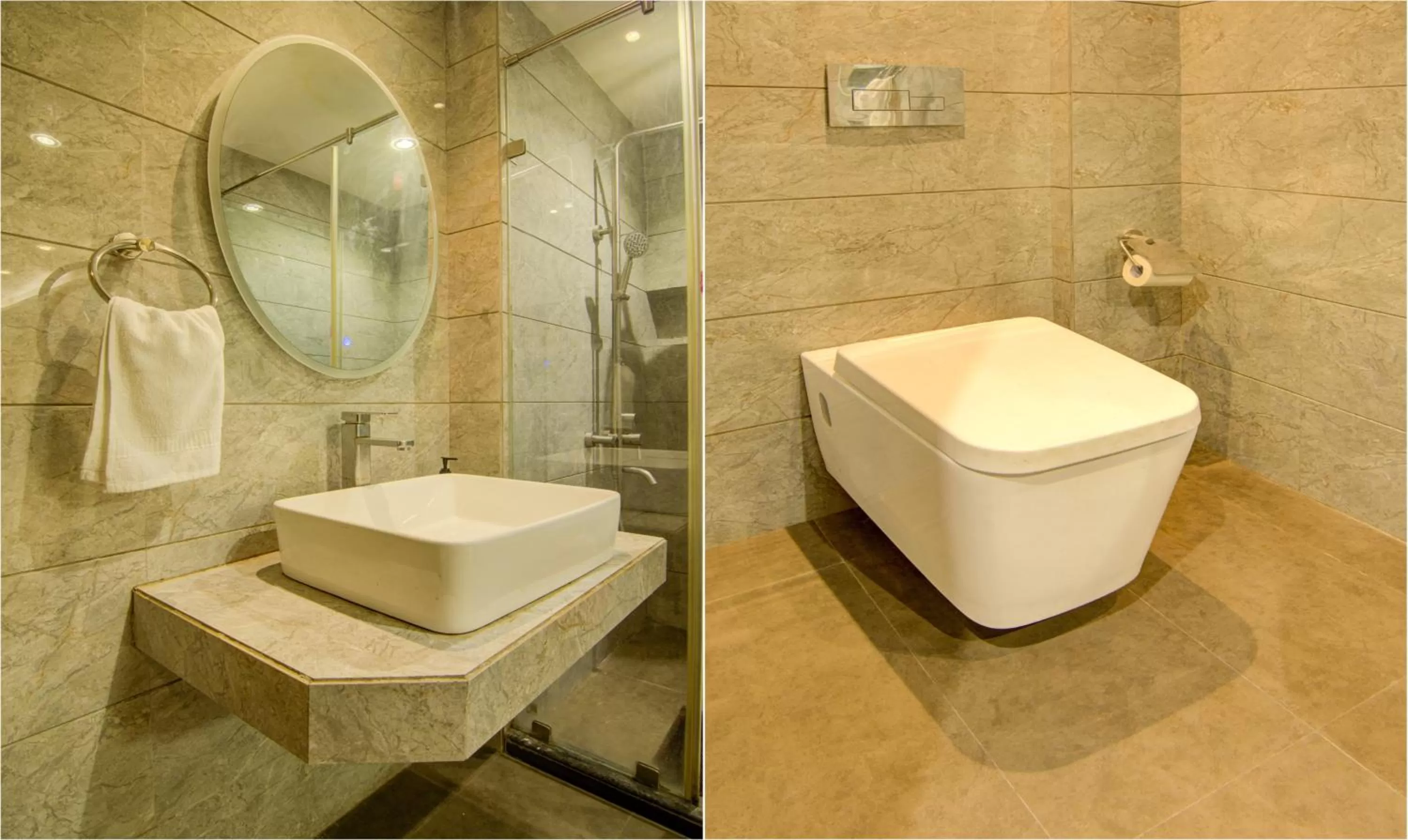 Bathroom in Treebo Trend Krish Residency