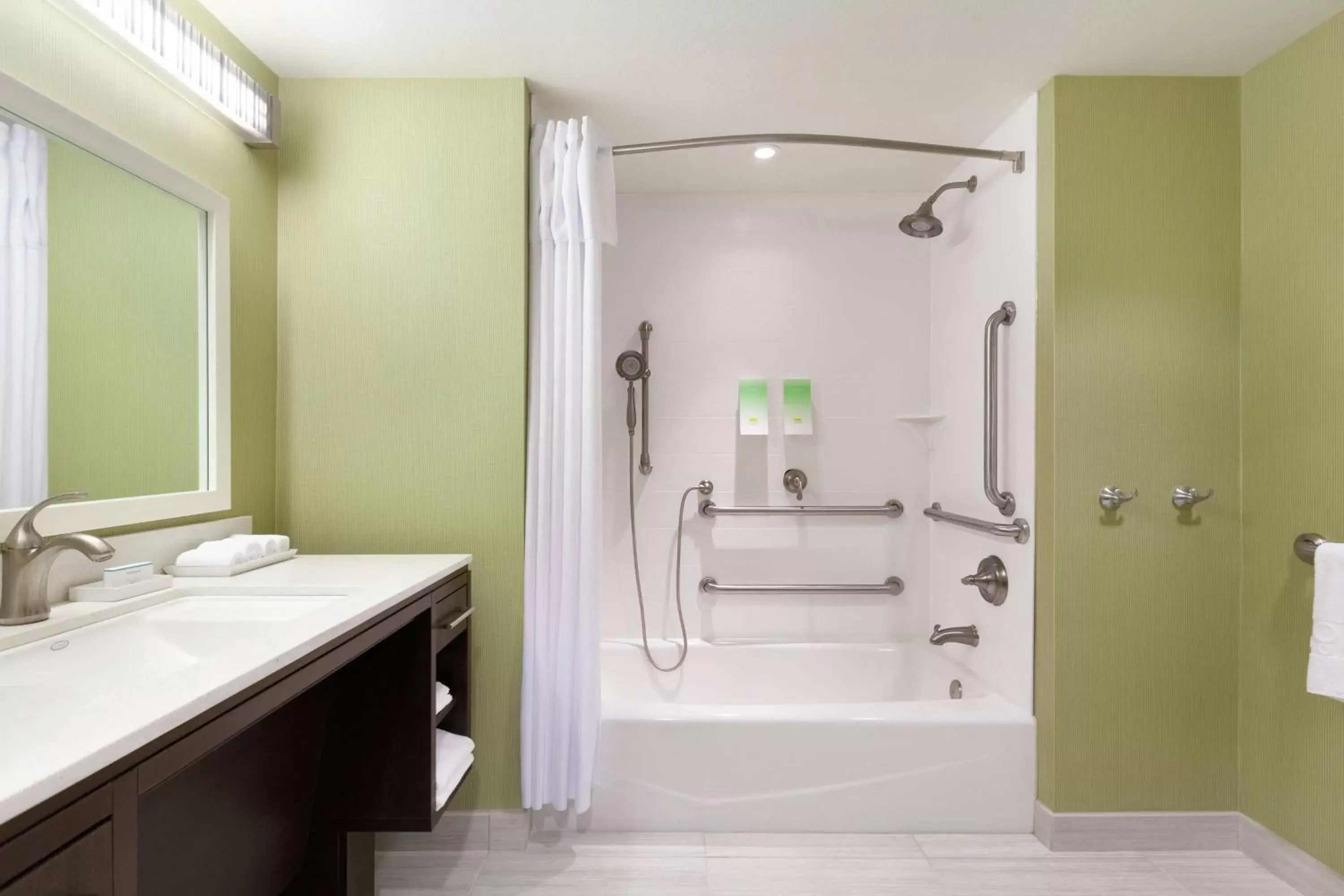 Bathroom in Home2 Suites by Hilton Seattle Airport