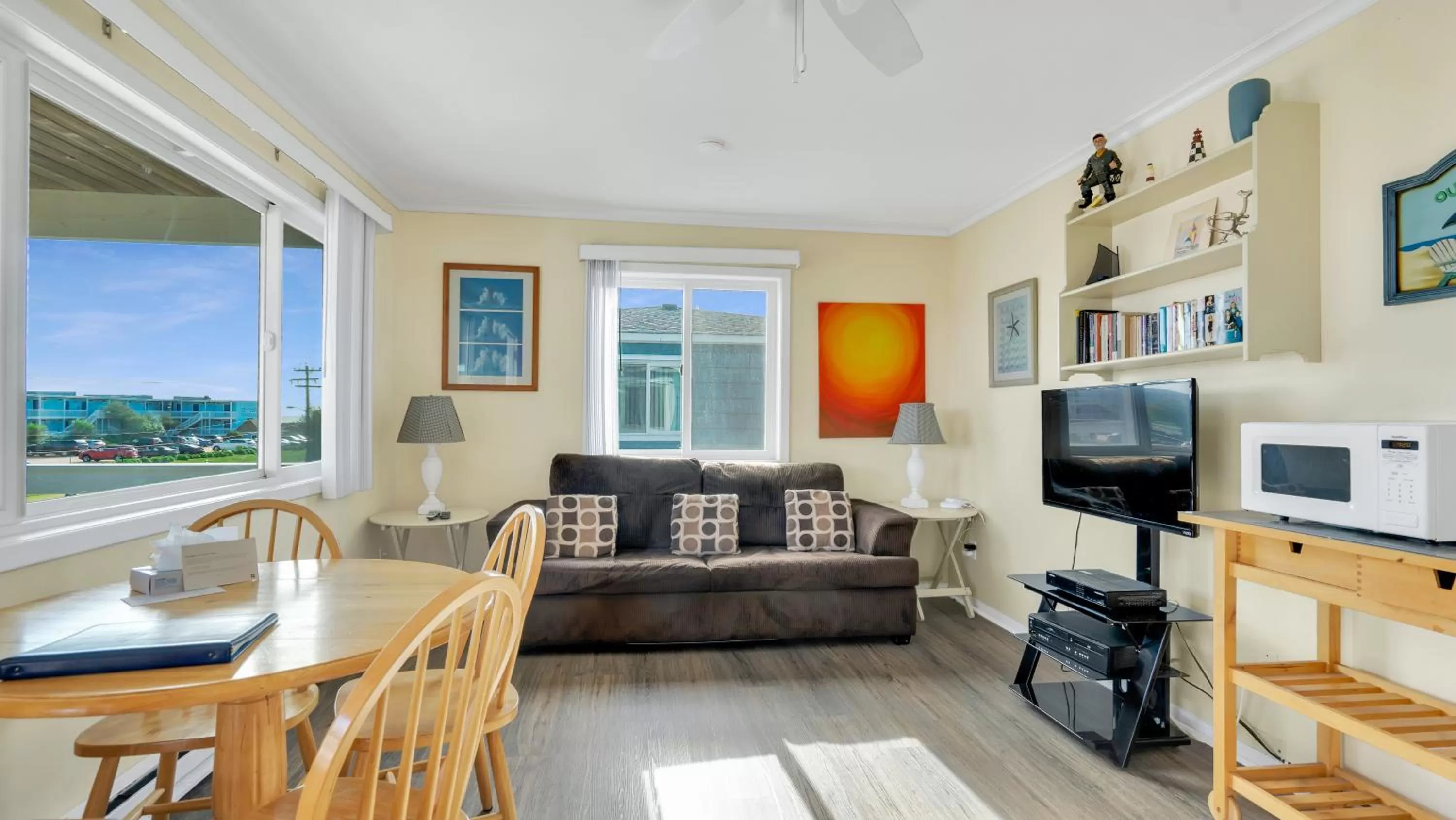 Seating Area in Montauk Oceanside Suites