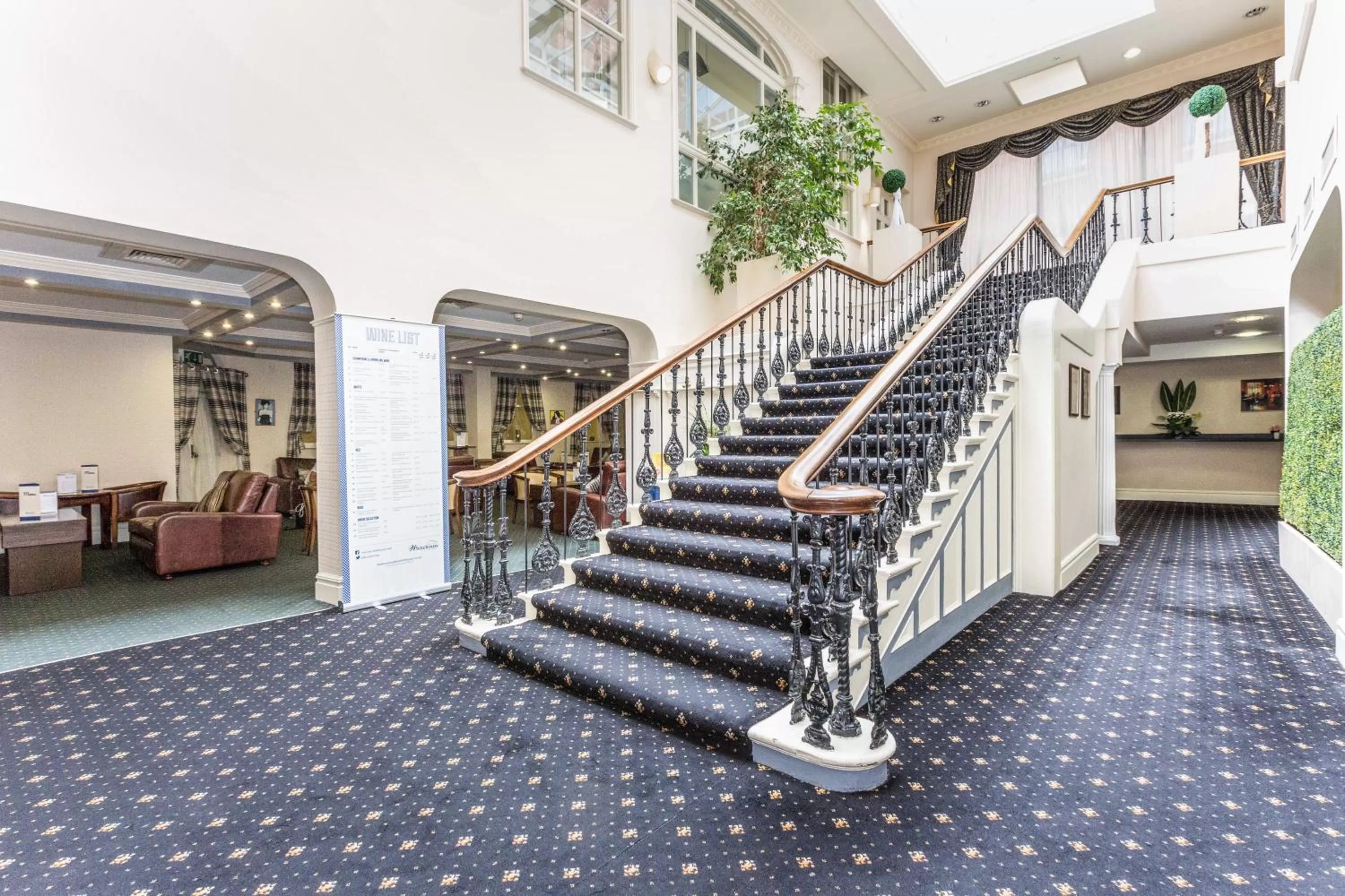 Decorative detail in The Worcester Whitehouse Hotel