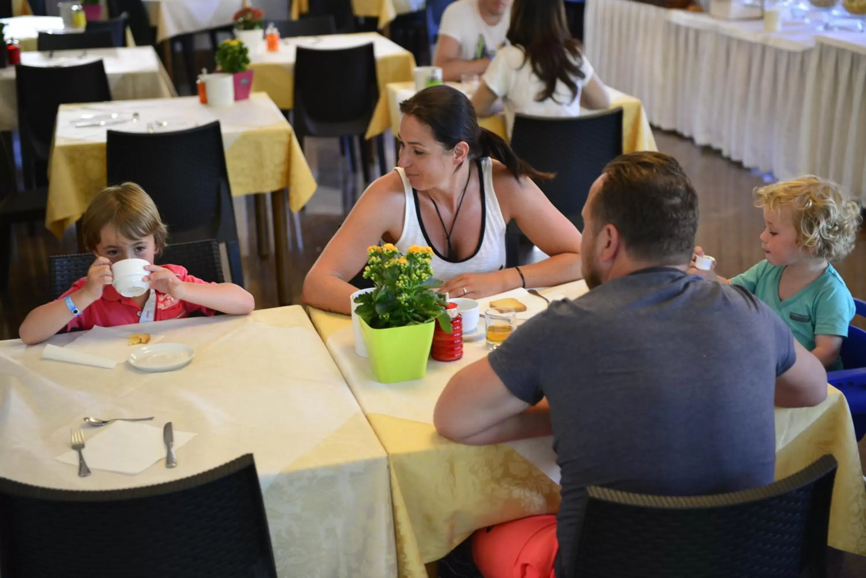 group of guests in Hotel Bella Peschiera