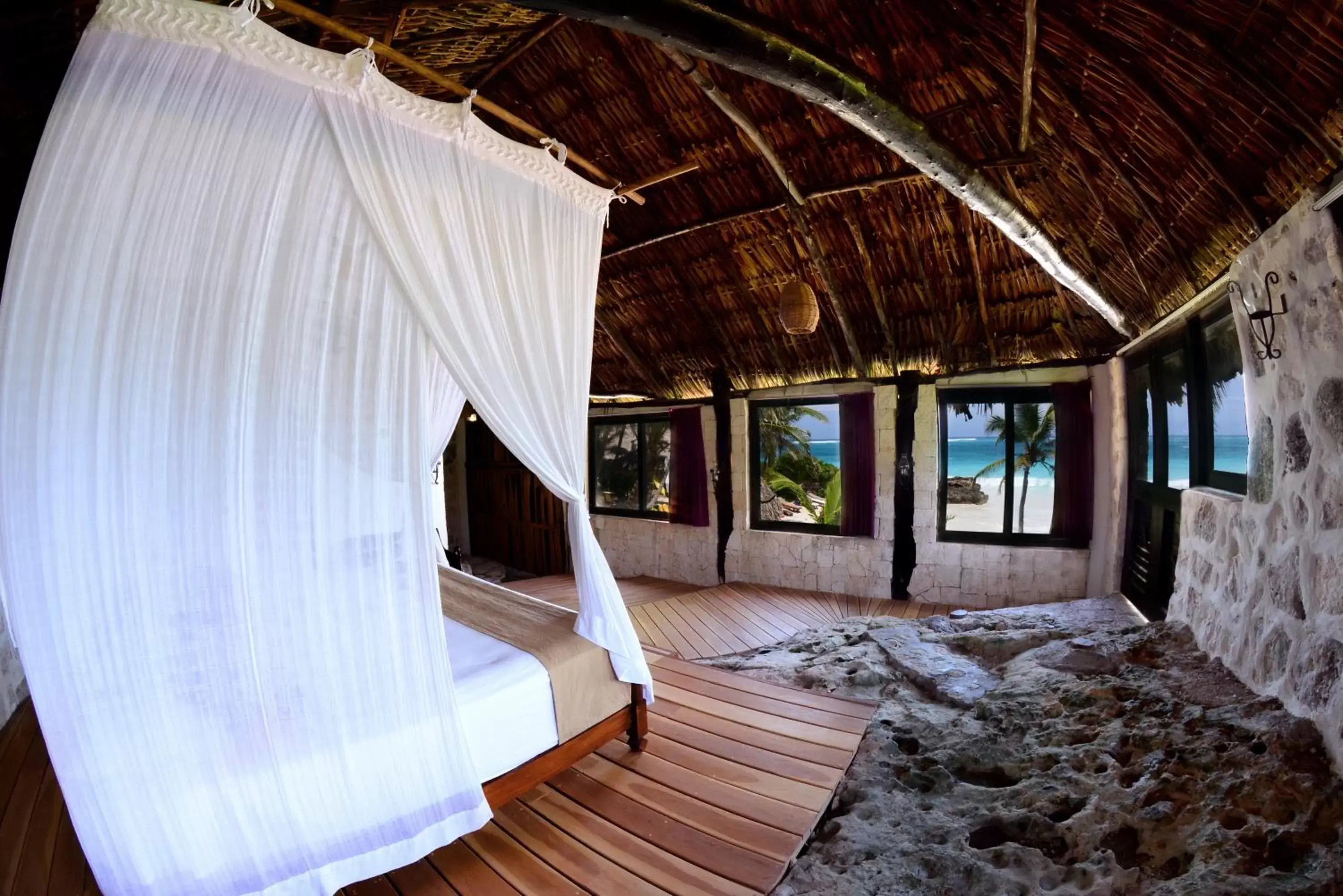 Bedroom in Diamante K - Inside Tulum National Park
