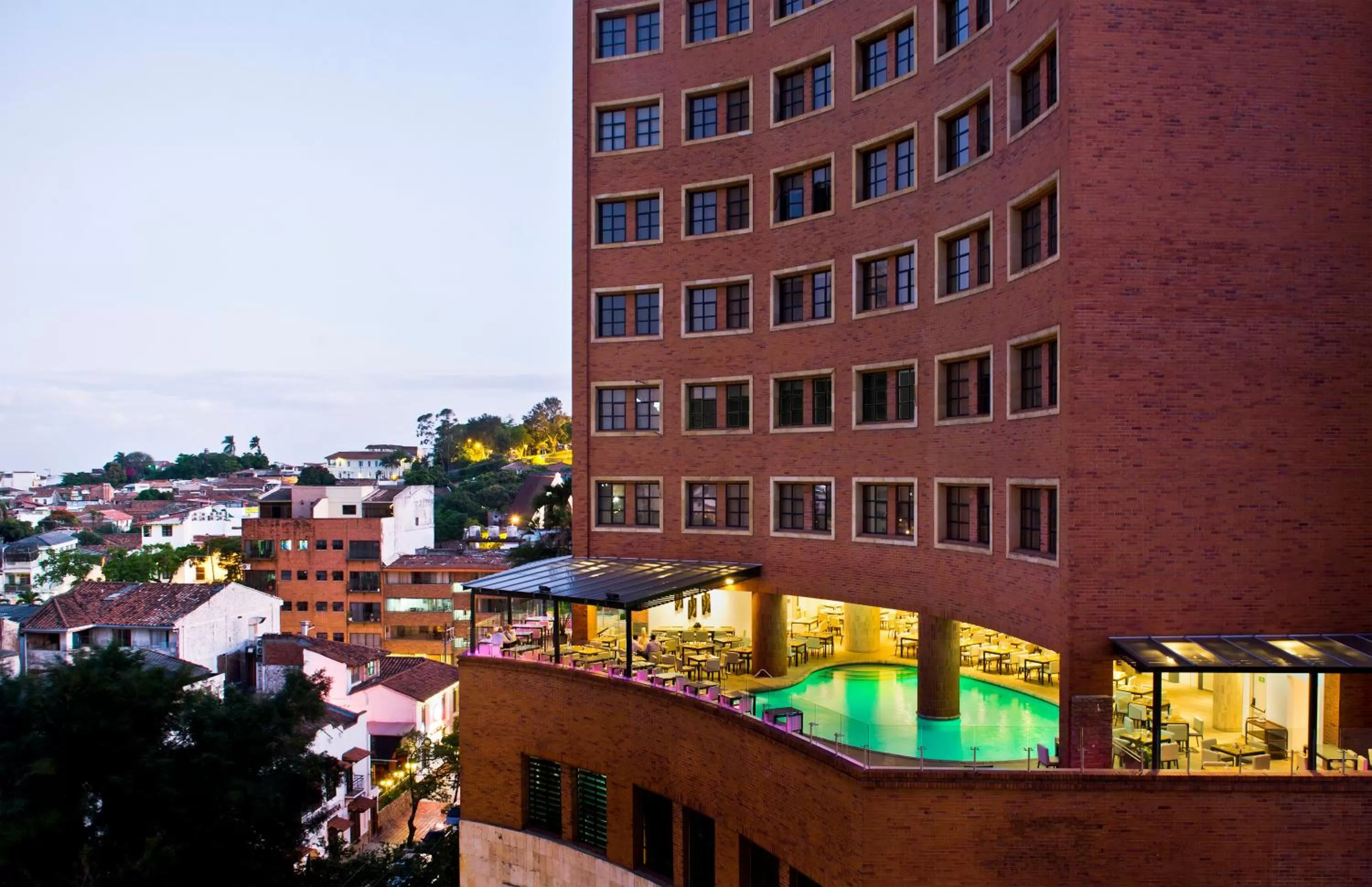 Property building in Hotel Dann Cali