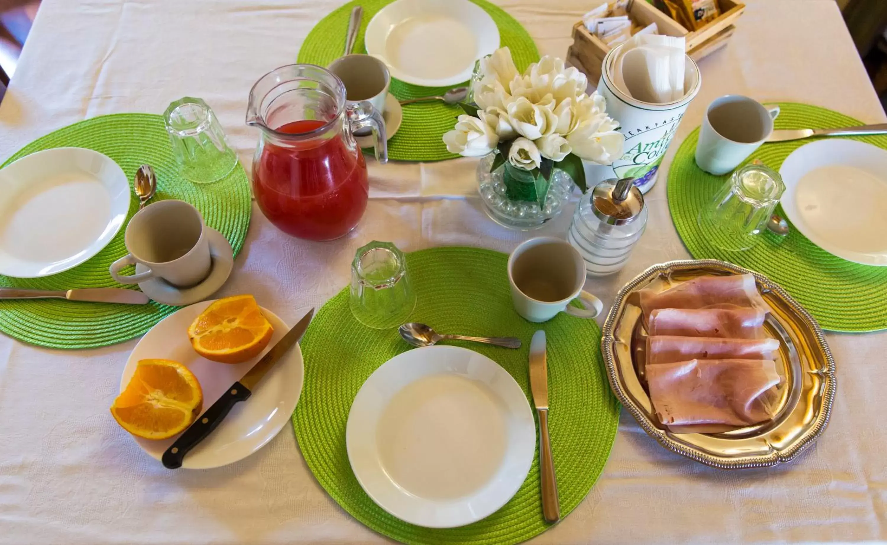 Continental breakfast, Breakfast in B&B Amici del Colle