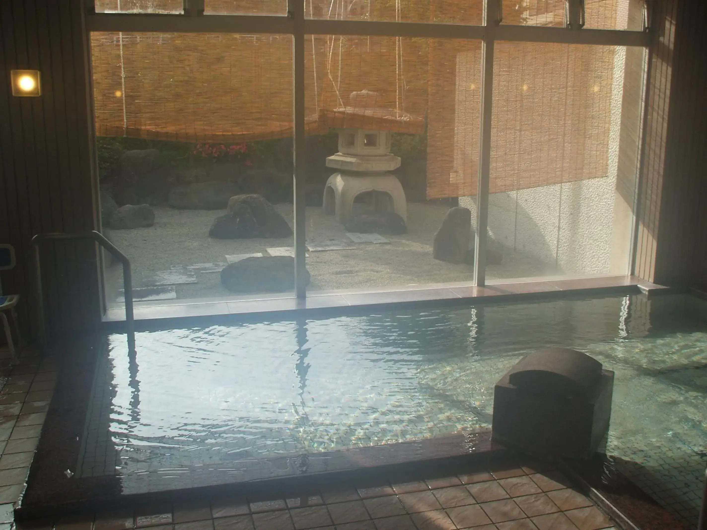 Hot Spring Bath, Swimming Pool in Fujiya Ryokan