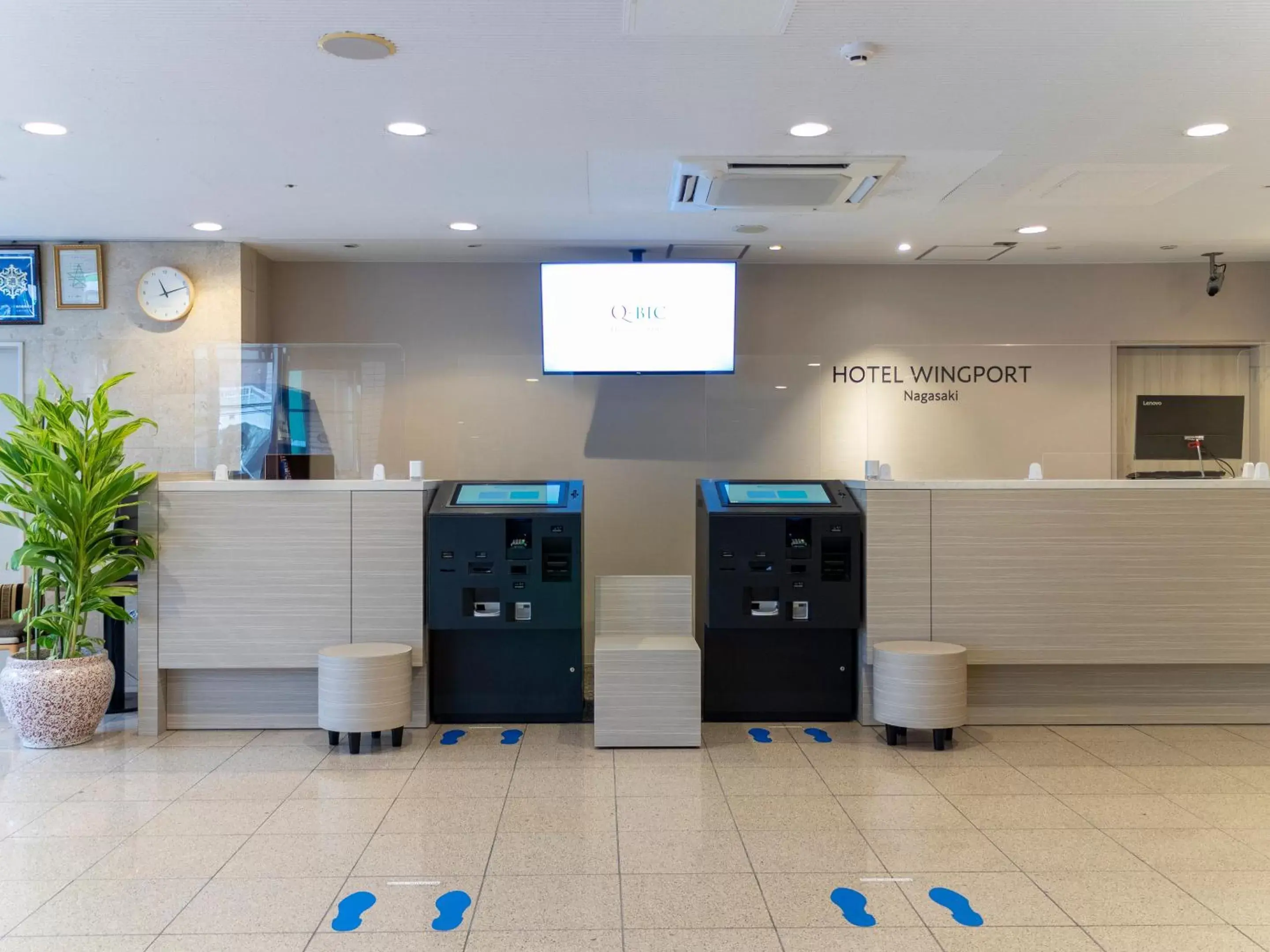 Lobby or reception in Hotel Wing Port Nagasaki