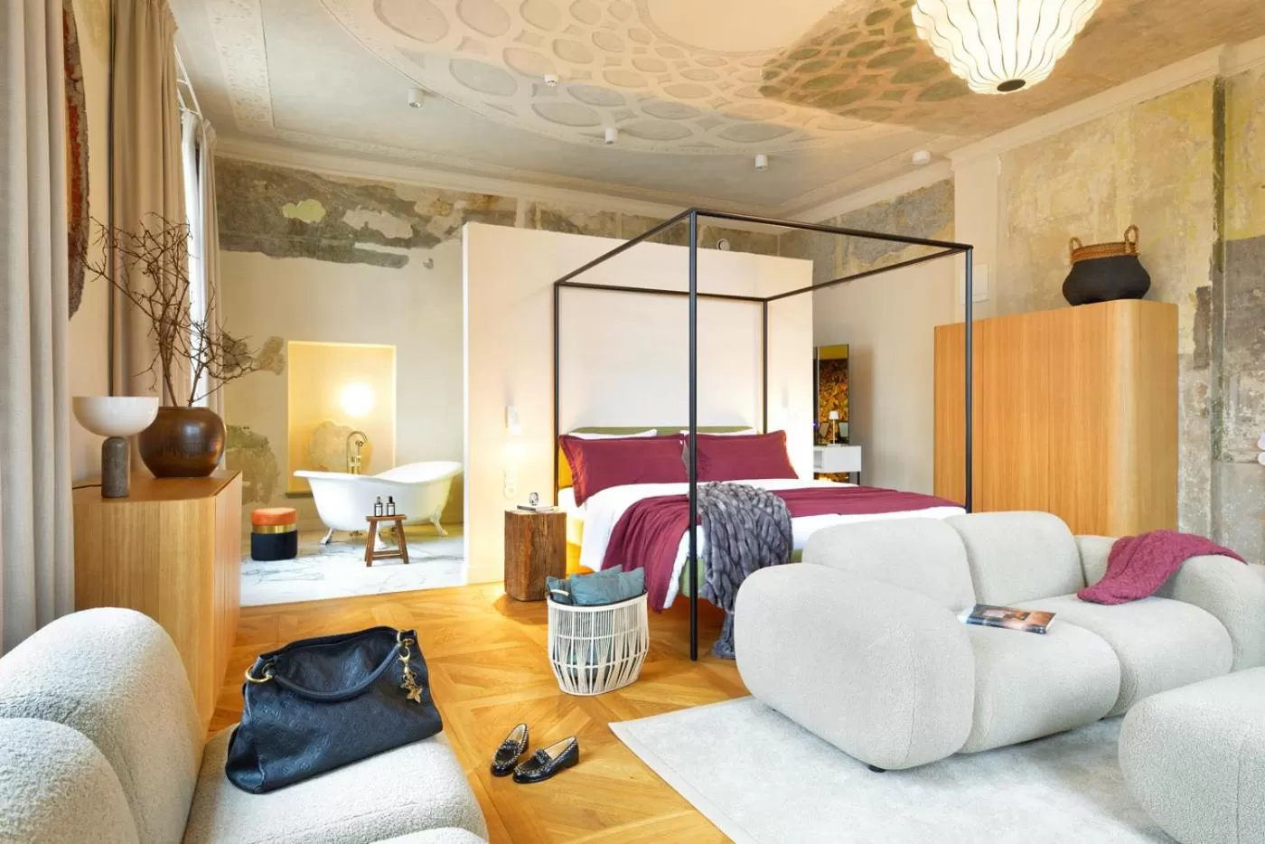 Shower, Bed in ARCHE Dwór Uphagena Gdańsk