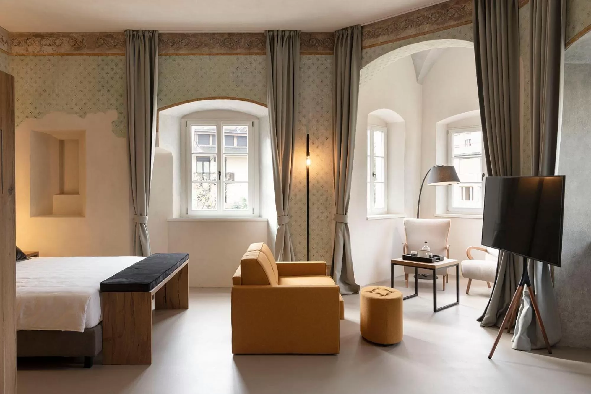 Bedroom, Bed in Castel Hörtenberg