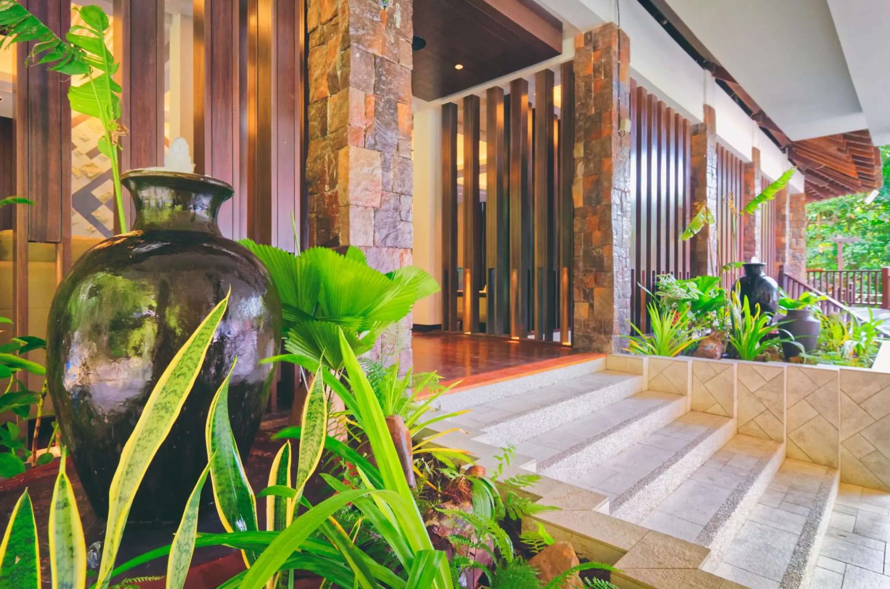 Facade/entrance in Bunga Raya Island Resort & Spa